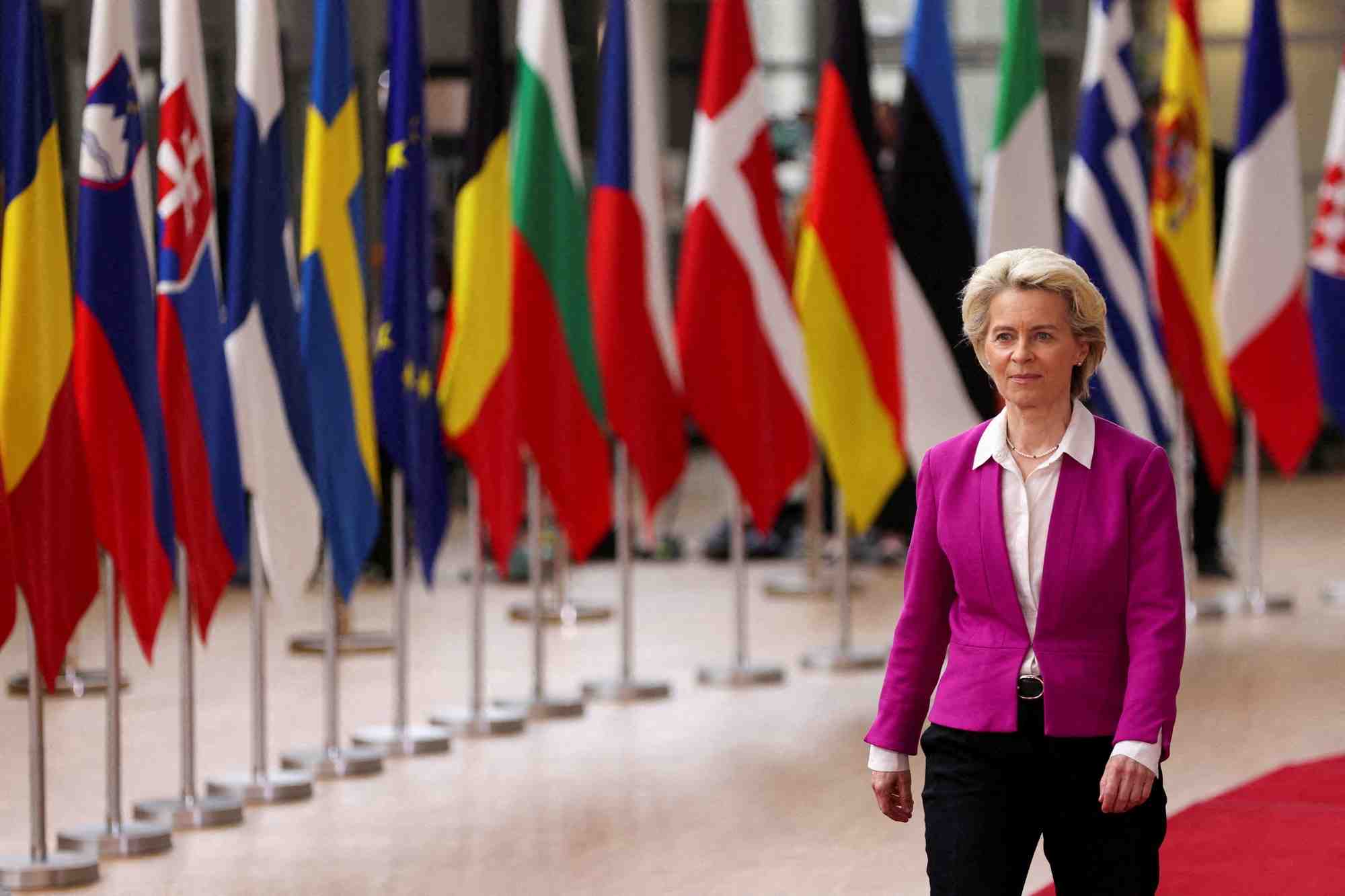 L'ue accompagnera l'ukraine sur le "long chemin" vers l'adhesion, dit von der leyen