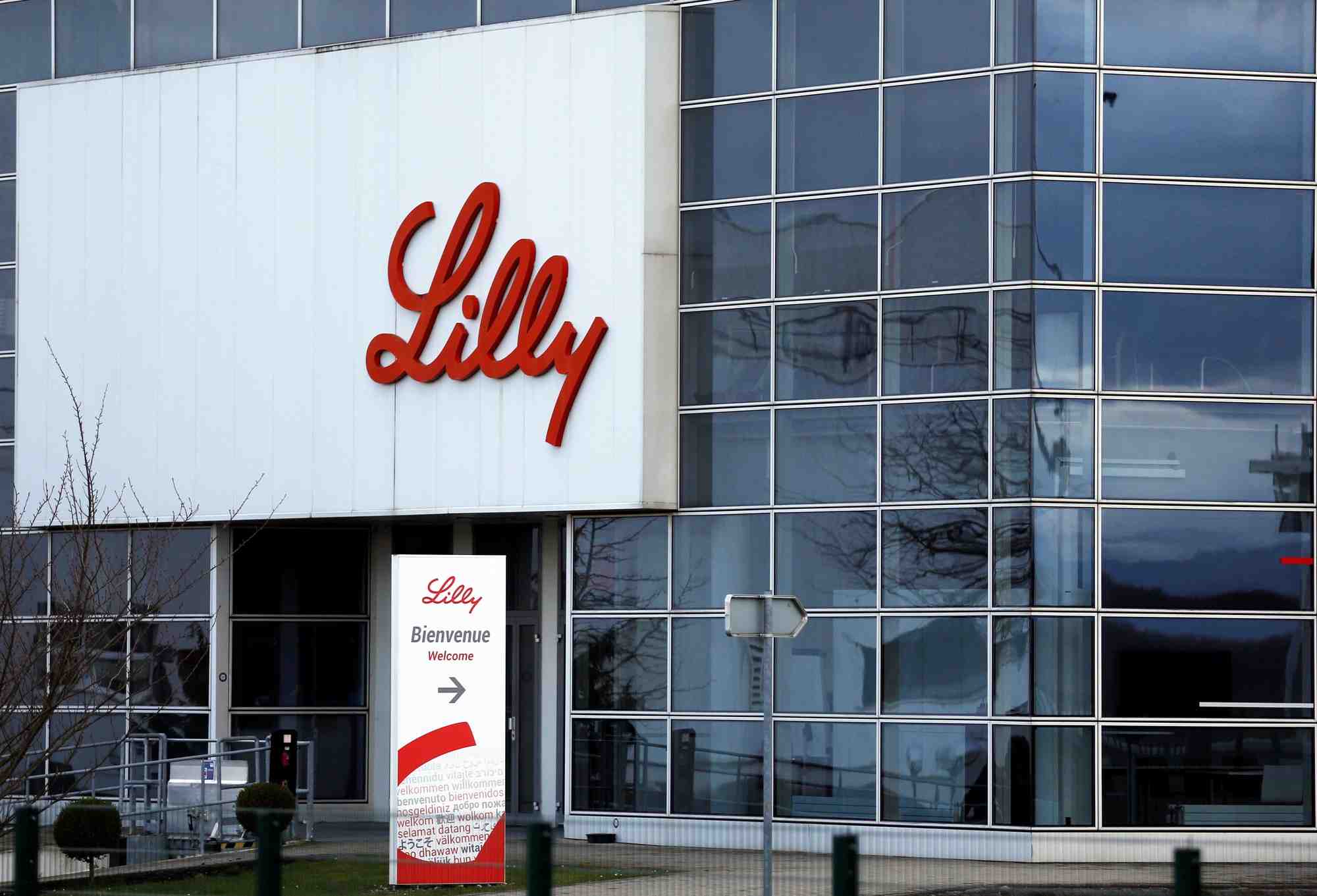 Le logo de lilly a fegersheim pres de strasbourg
