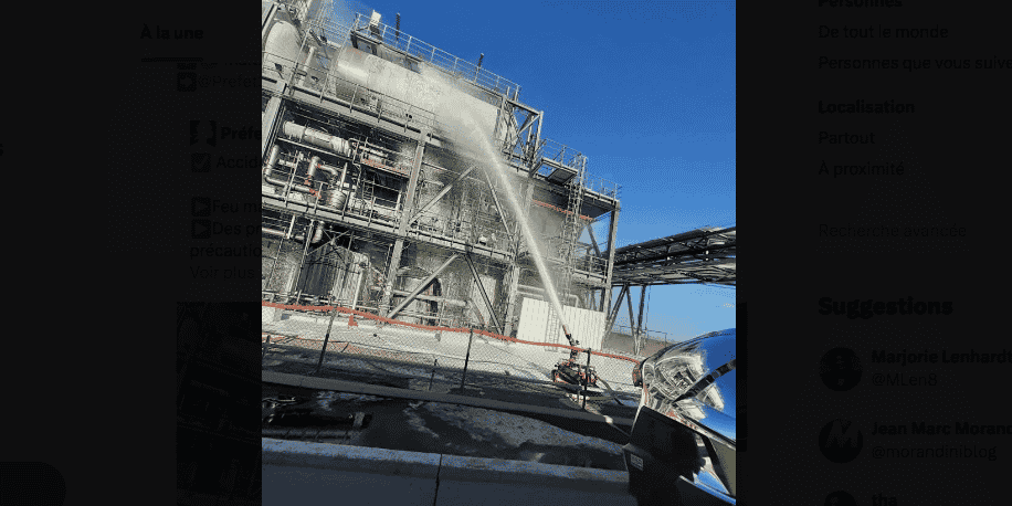 Une explosion, suivie d'un incendie, s'est produite dans l'usine Saipol, sur le port de Sète.