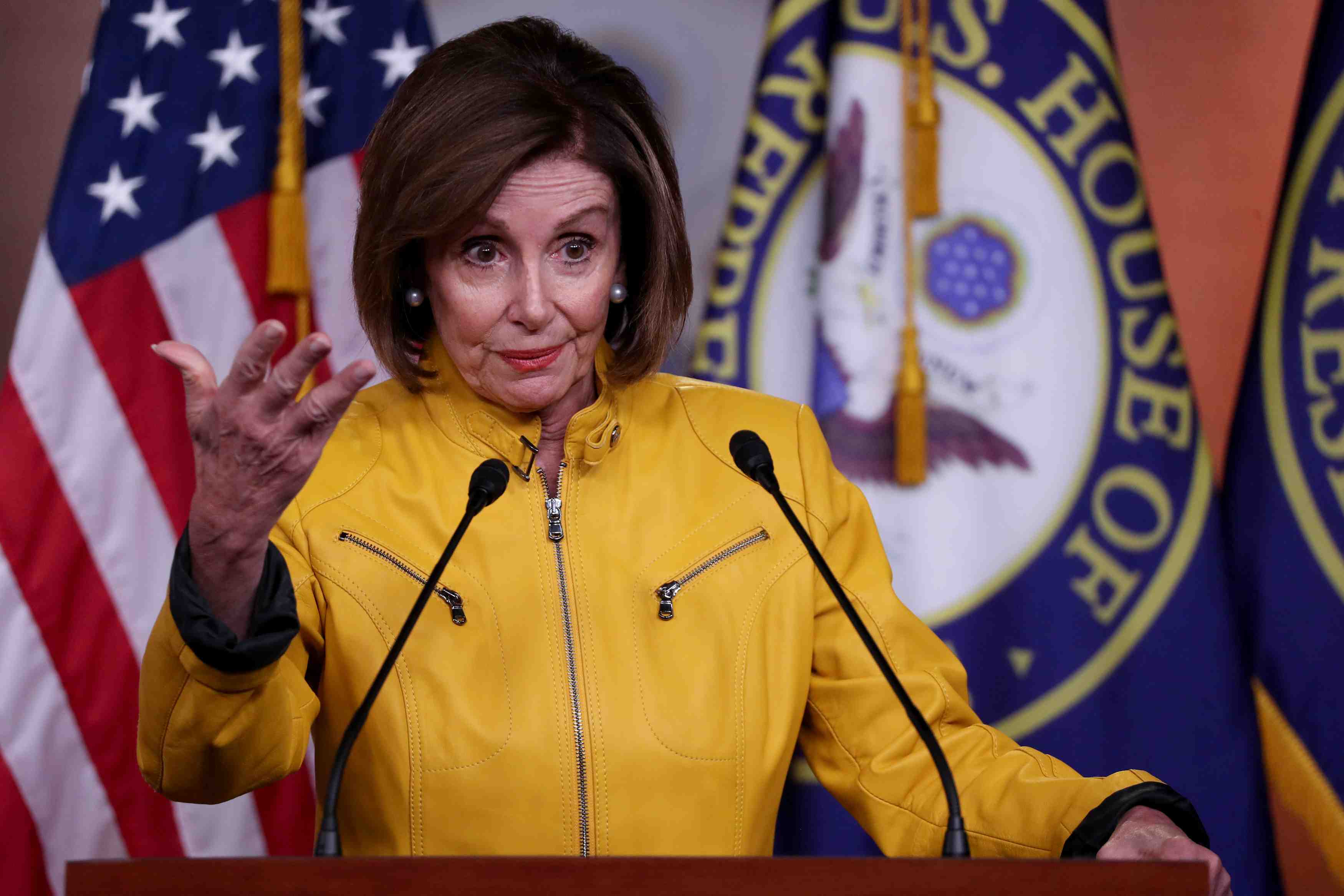 Pelosi consternee par les propos de trump sur l'aide d'etats etrangers