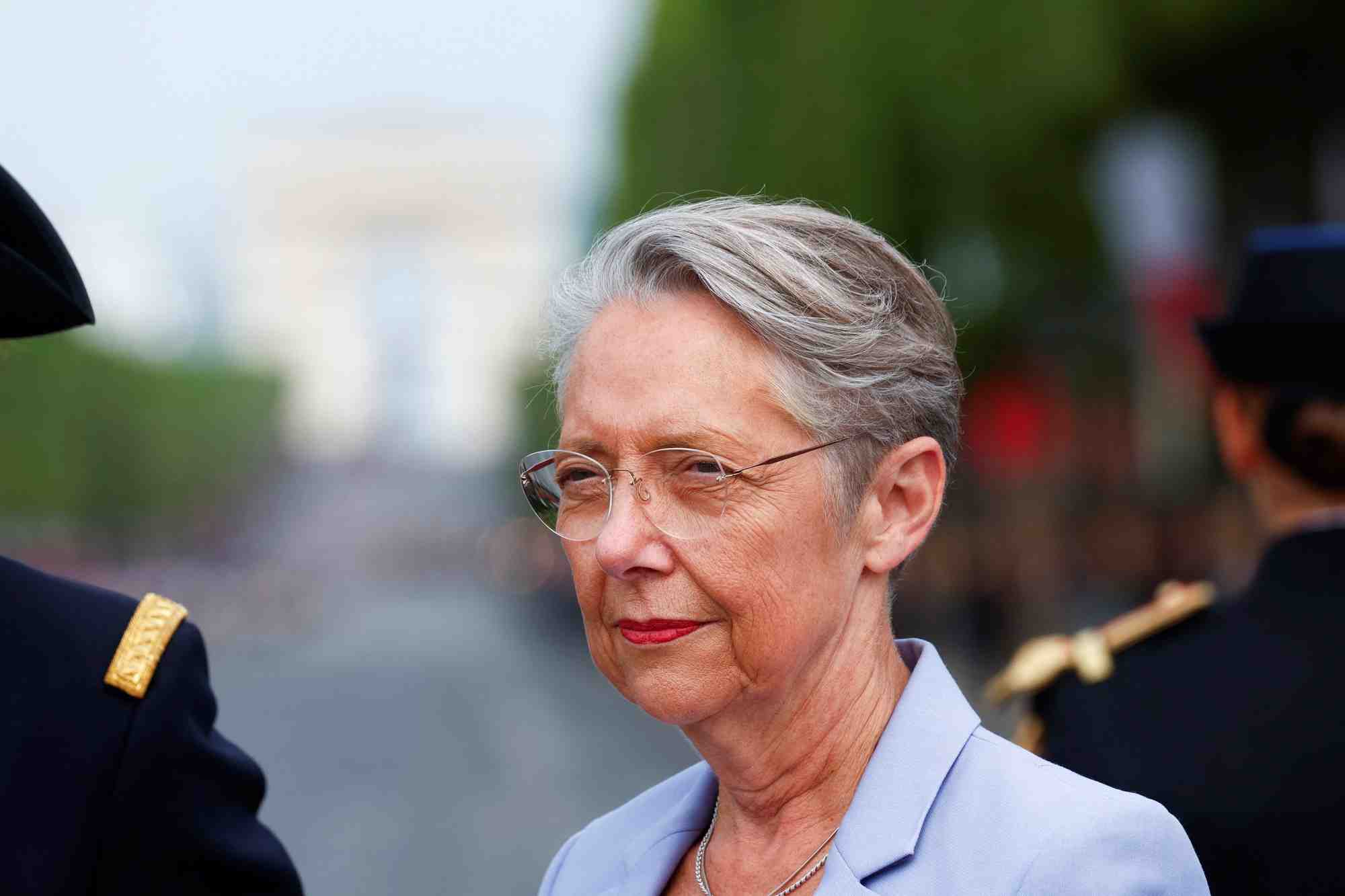 La premiere ministre francaise elisabeth borne a paris