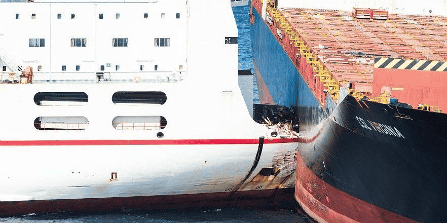Collision ferry transport maritime tunisie