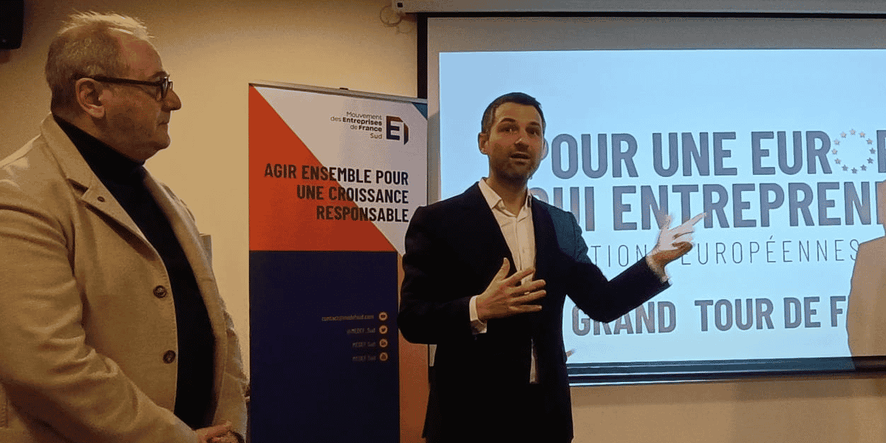 A Aix-en-Provence, Fabrice Le Saché, le monsieur Europe du Medef explique pourquoi le syndicat patronal doit aussi être plus influent en matière de lobbying