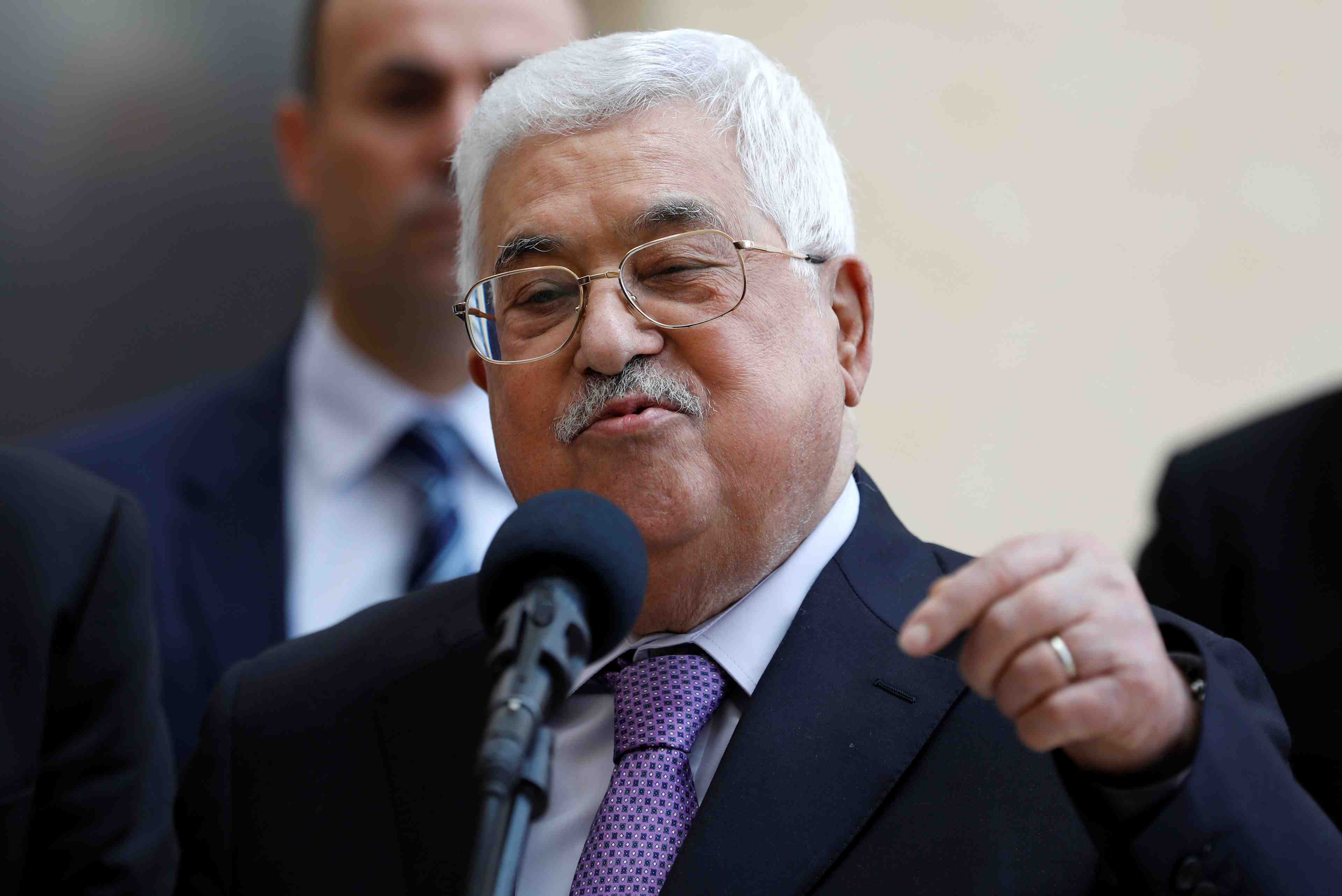 Mahmoud abbas quitte l'hopital de ramallah ou il etait soigne