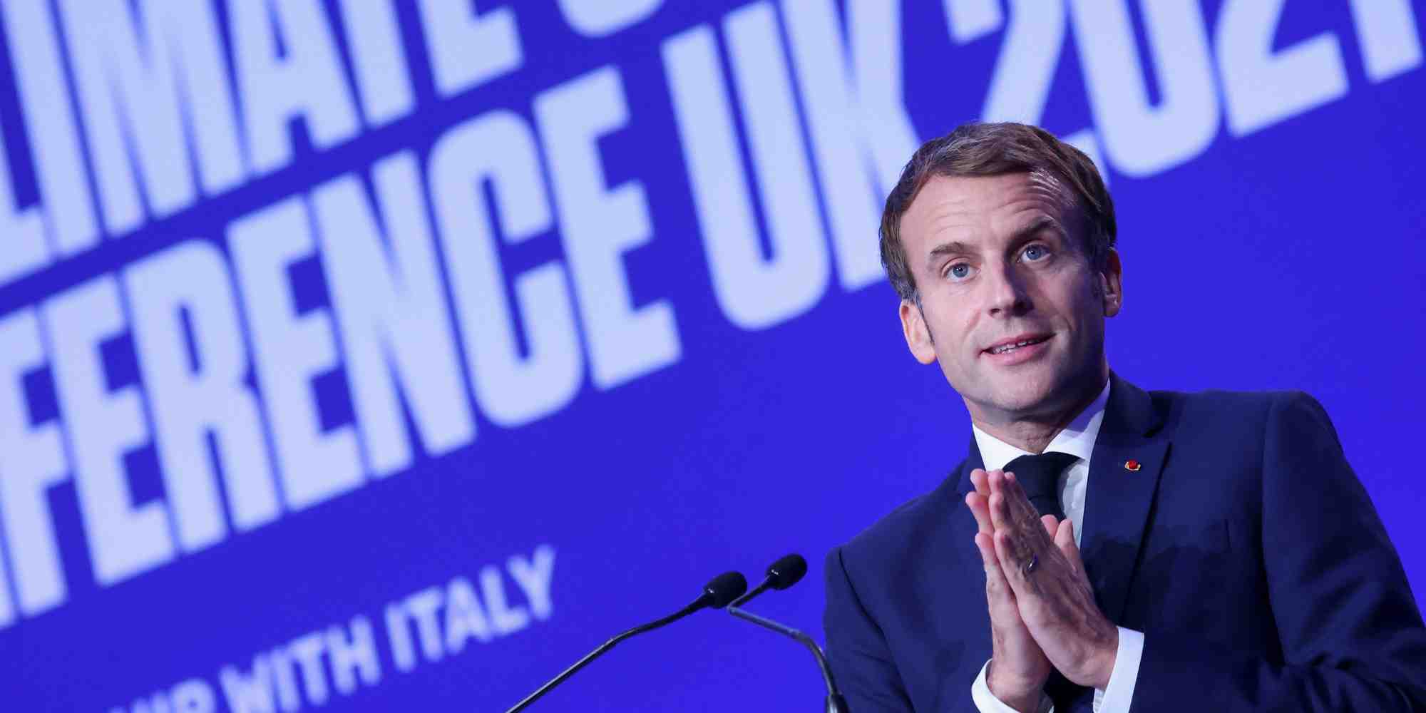 macron COP26