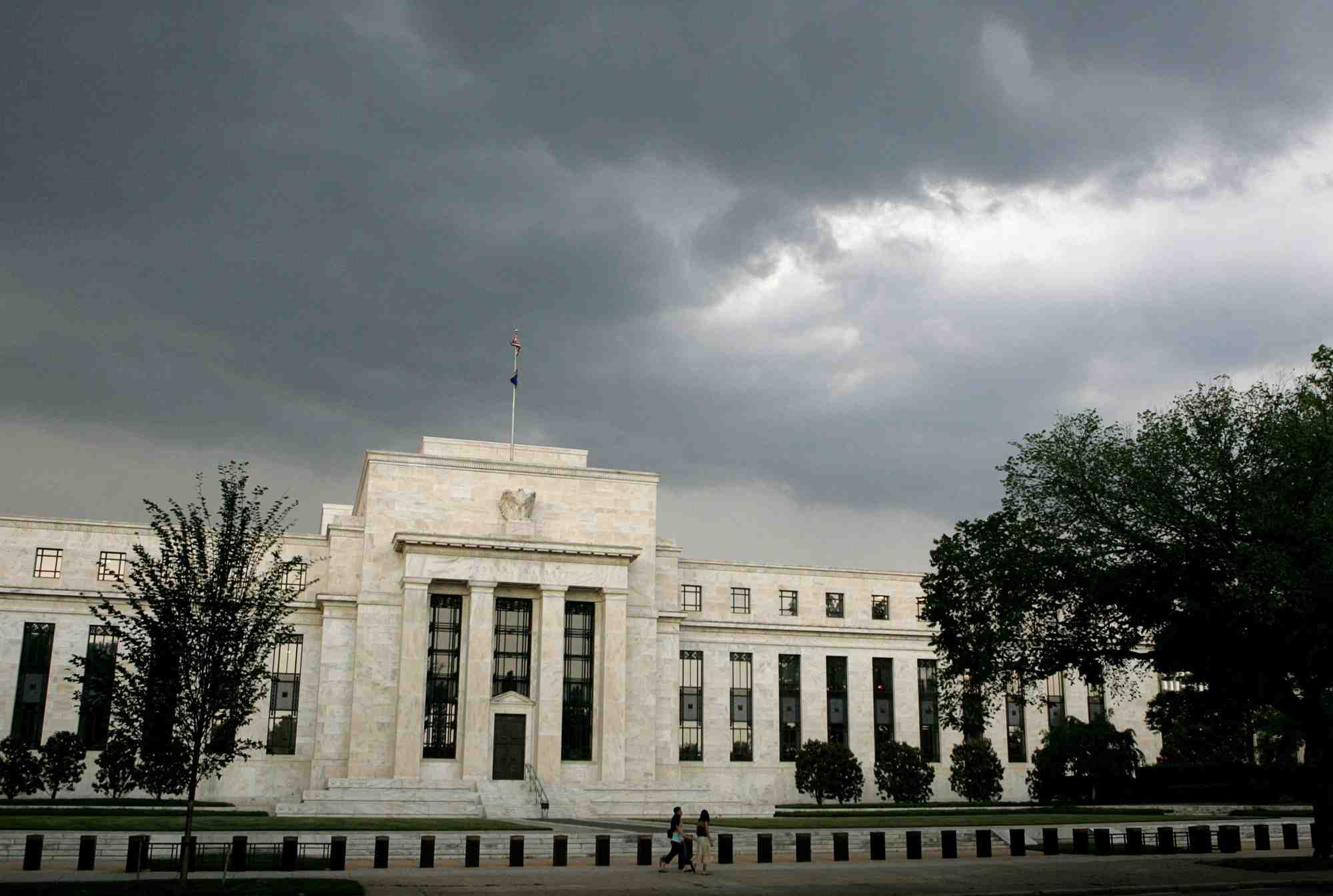 Le batiment de la reserve federale americaine a washington