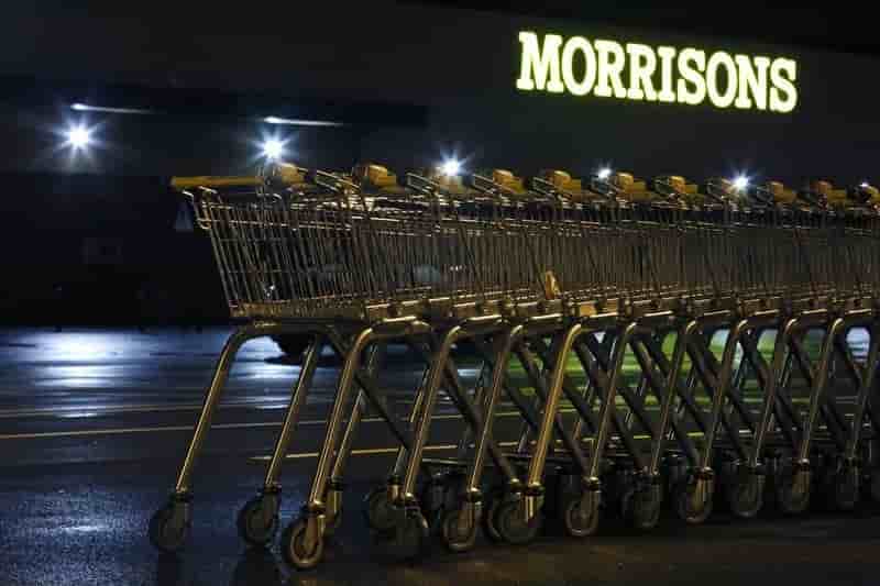 Plongeon du benefice de la chaine de supermarches morrisons