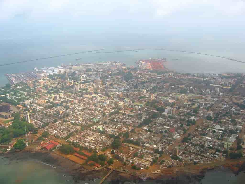 Conakry vue aerienne Guinée