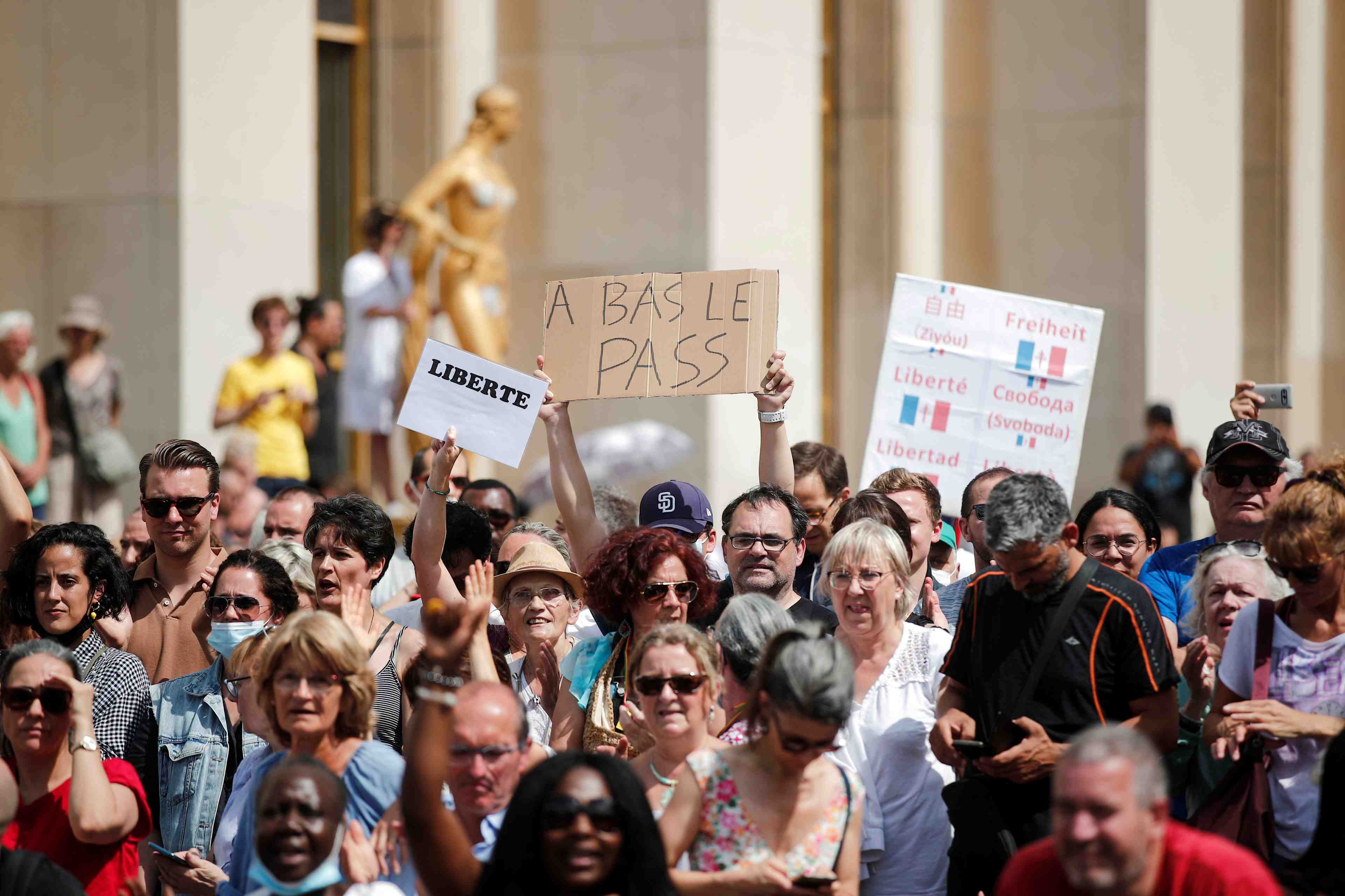 France: nouveau samedi de manifestation contre le pass sanitaire