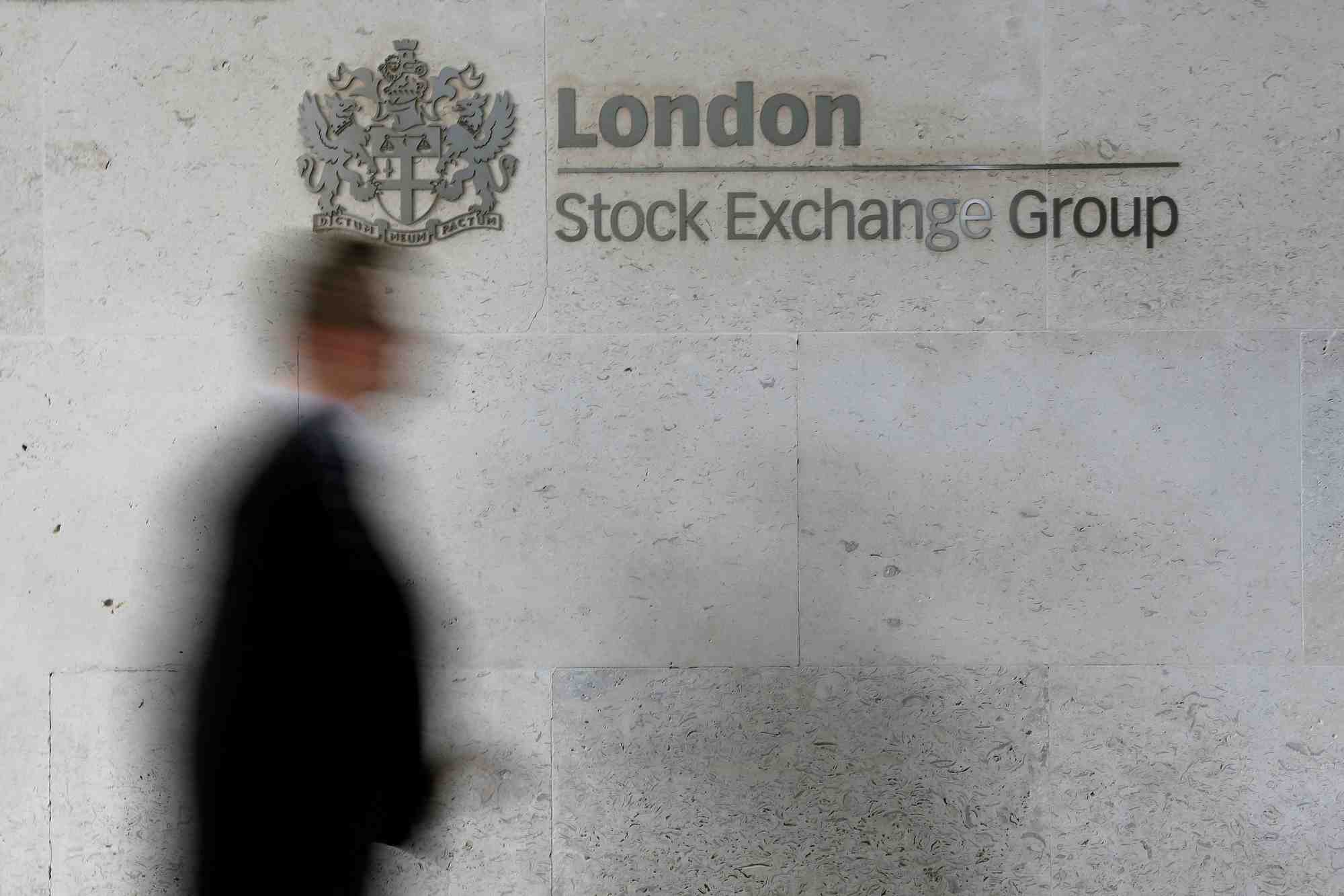 La bourse de londres, dans le quartier de la city