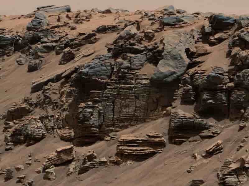 Des composés chimiques organiques et du méthane détectés sur Mars