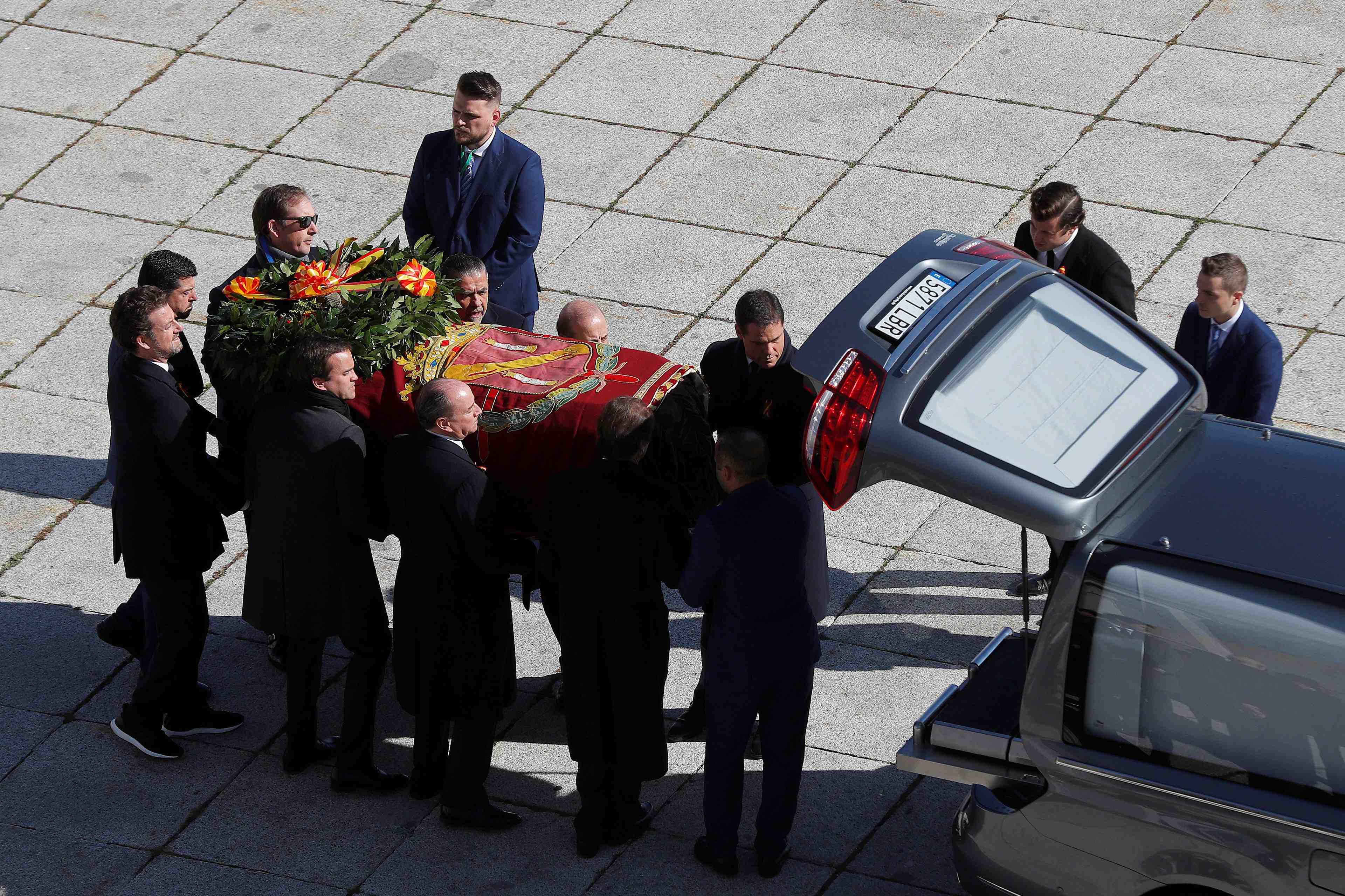Espagne: la depouille de franco a ete exhumee