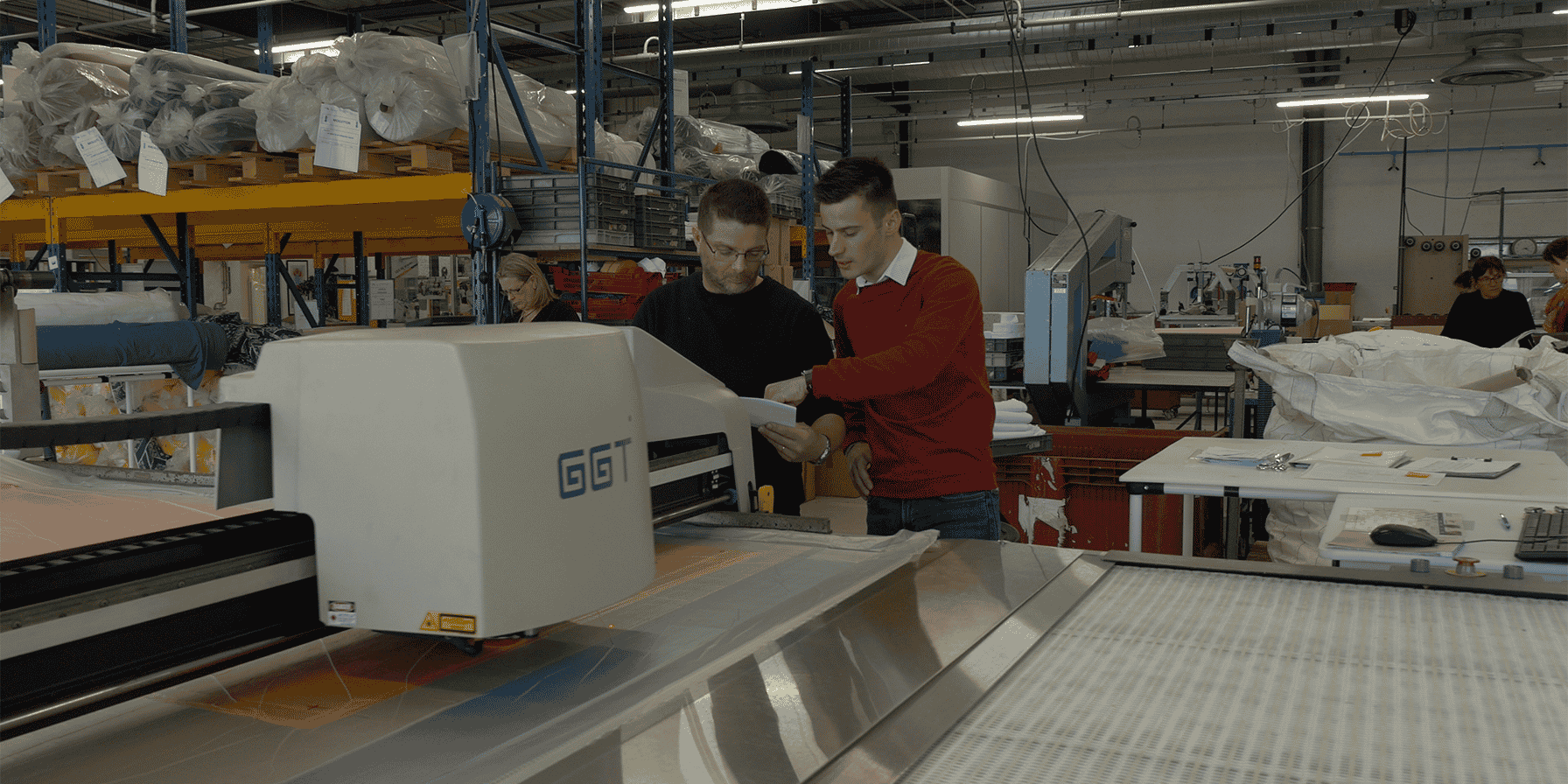 Dans les ateliers de confection où 80% des travailleurs sont en situation de handicap
