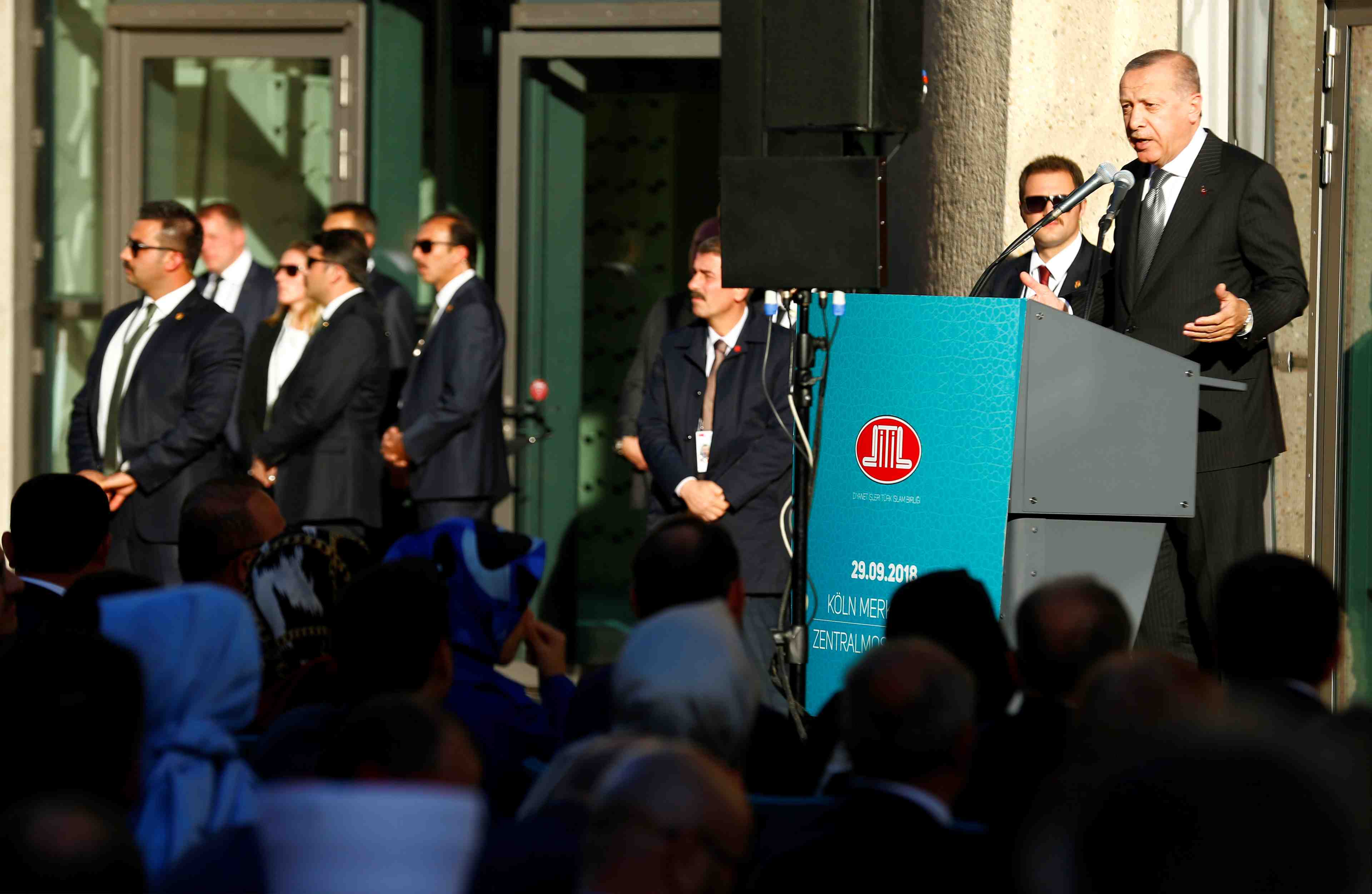 Erdogan acheve a cologne une visite en allemagne