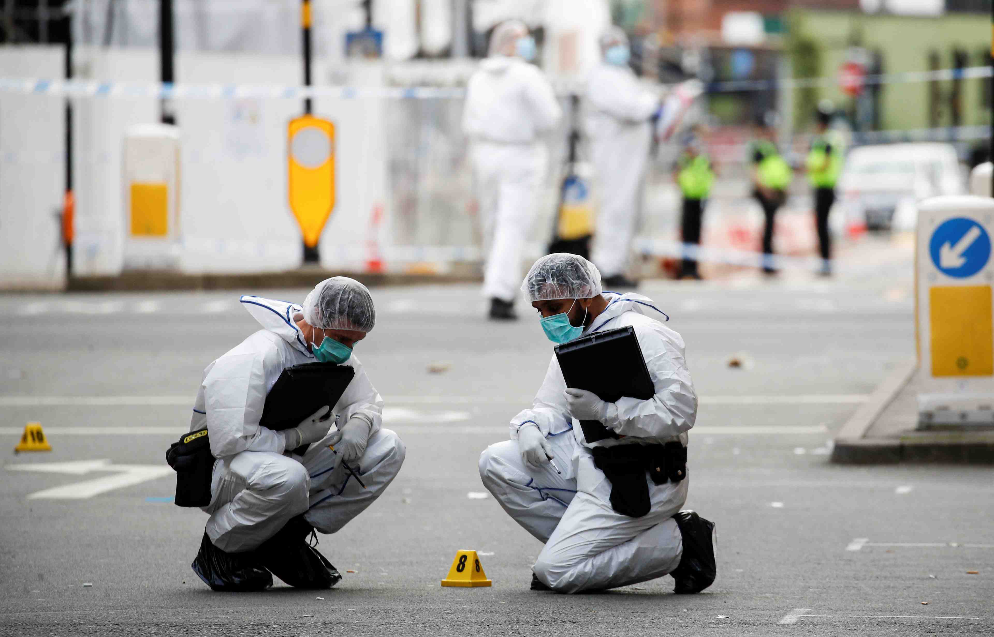 Arrestation d'un suspect apres l'attaque au couteau a birmingham