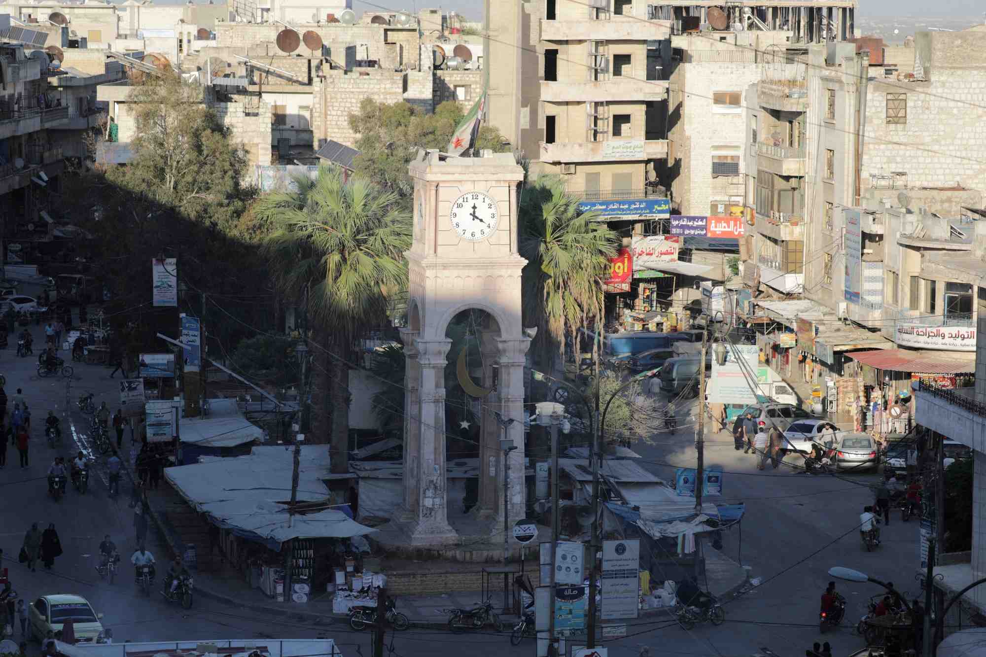 Photo d'archives de la ville d'idlib en syrie