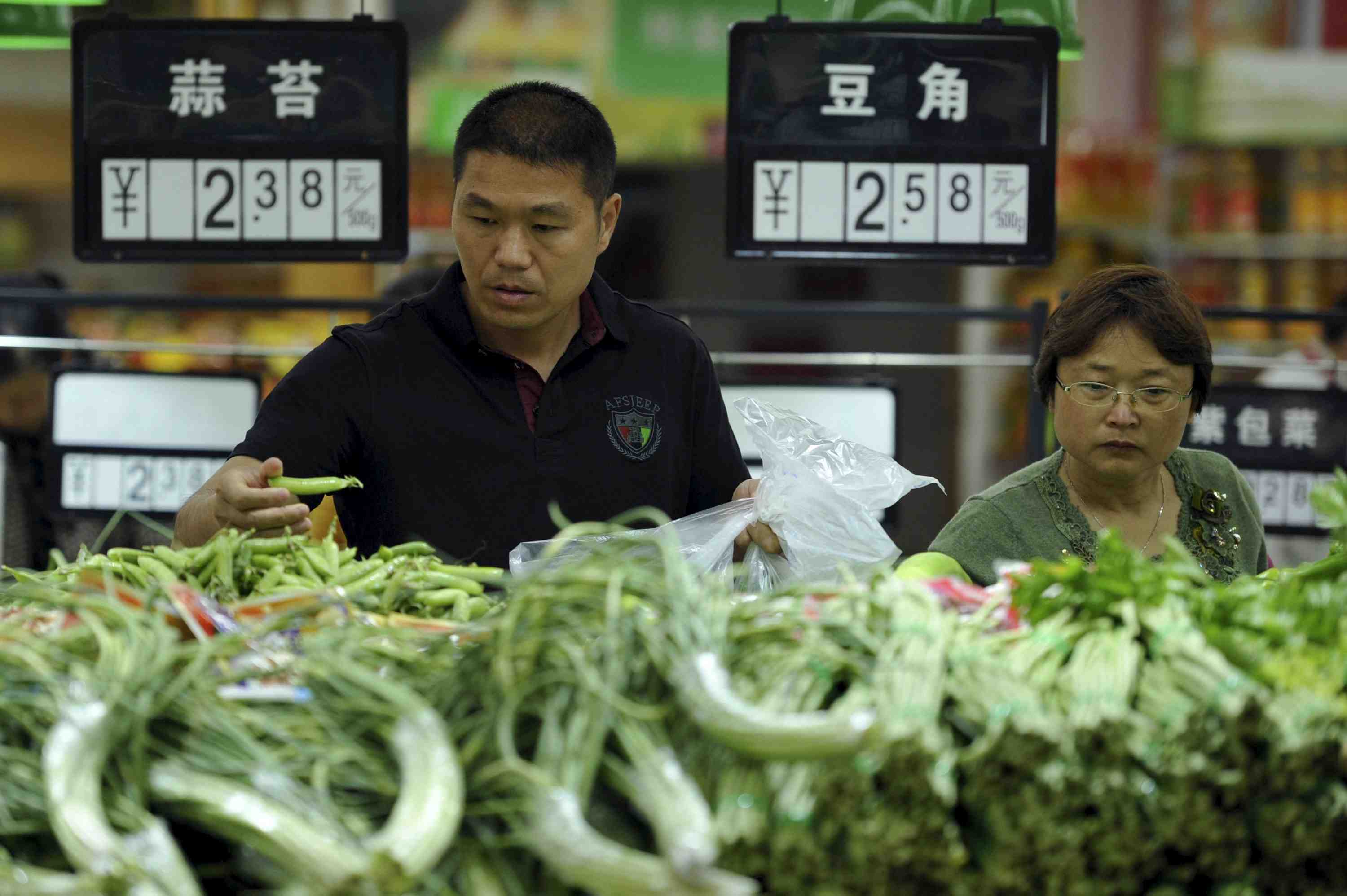 Inflation plus faible que prevu en avril en chine