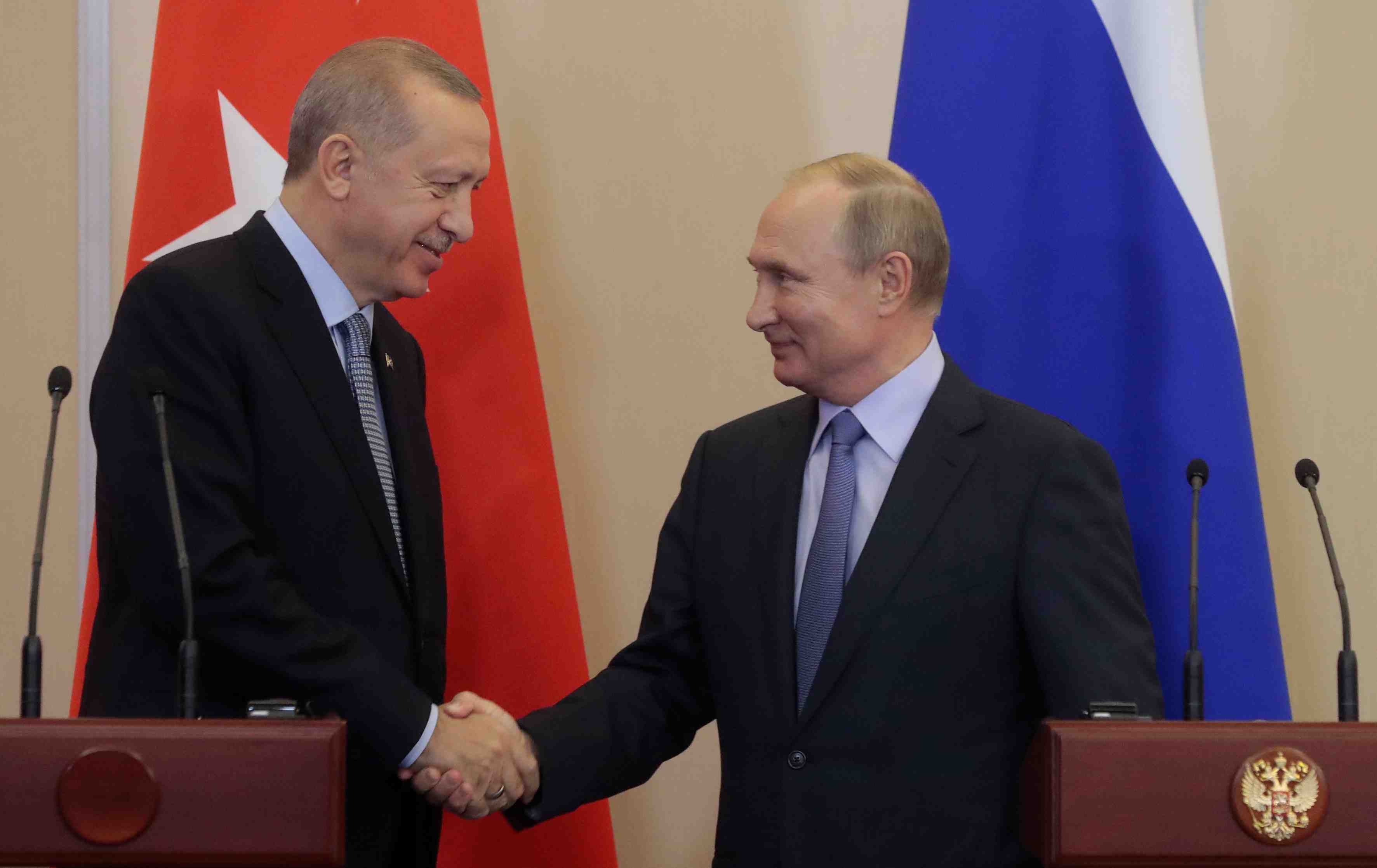 Entretien poutine/erdogan sur le haut-karabakh