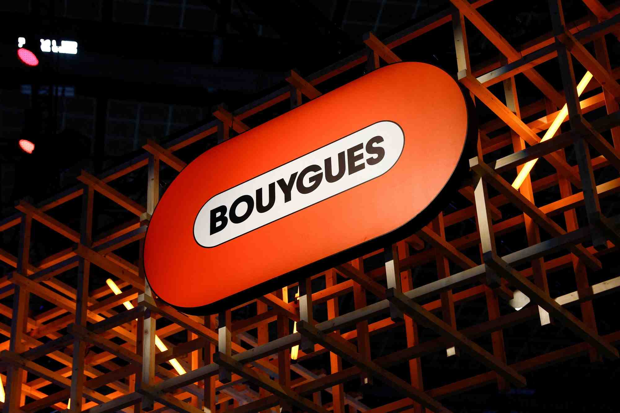 Photo d'archives du logo de bouygues