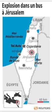 Explosion dans un bus a jerusalem