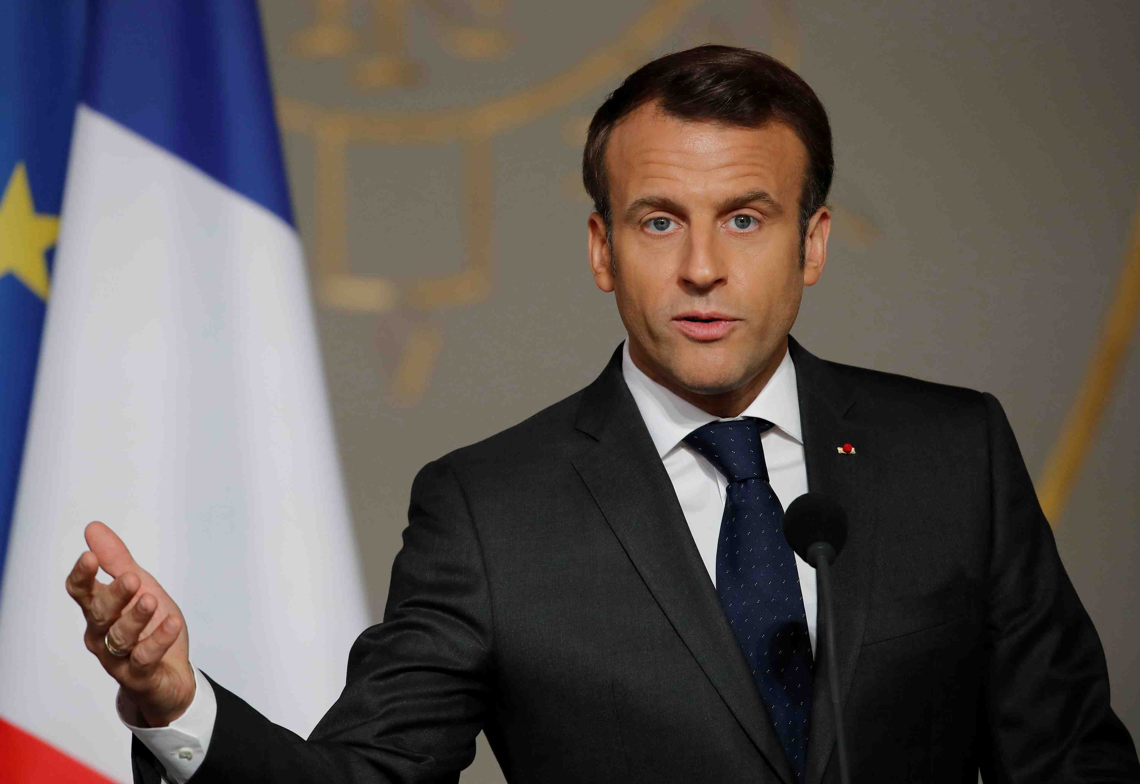 Europeennes: macron appelle a ne pas oublier l'"esprit" de l'europe