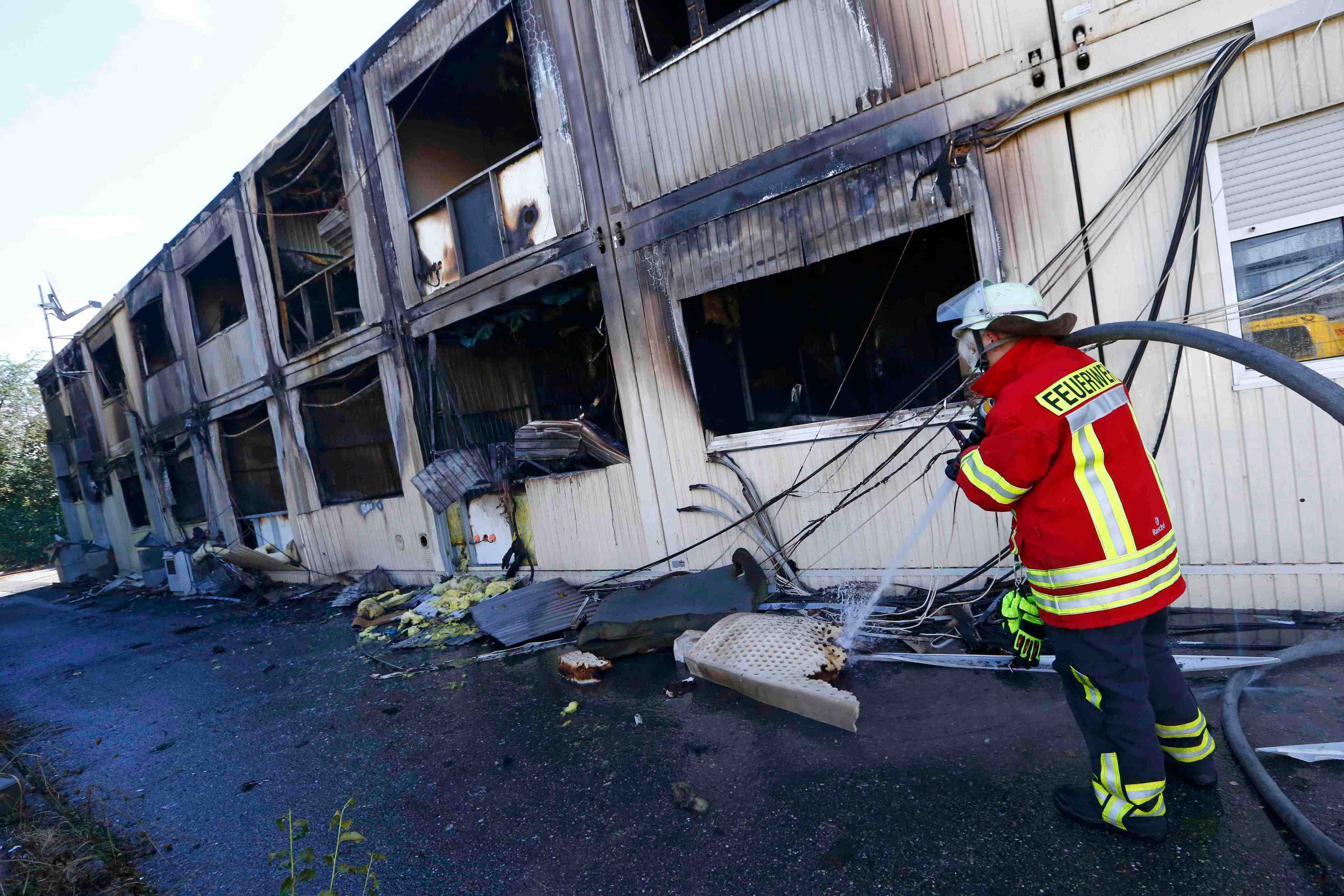Incendie dans un foyer de migrants en allemagne