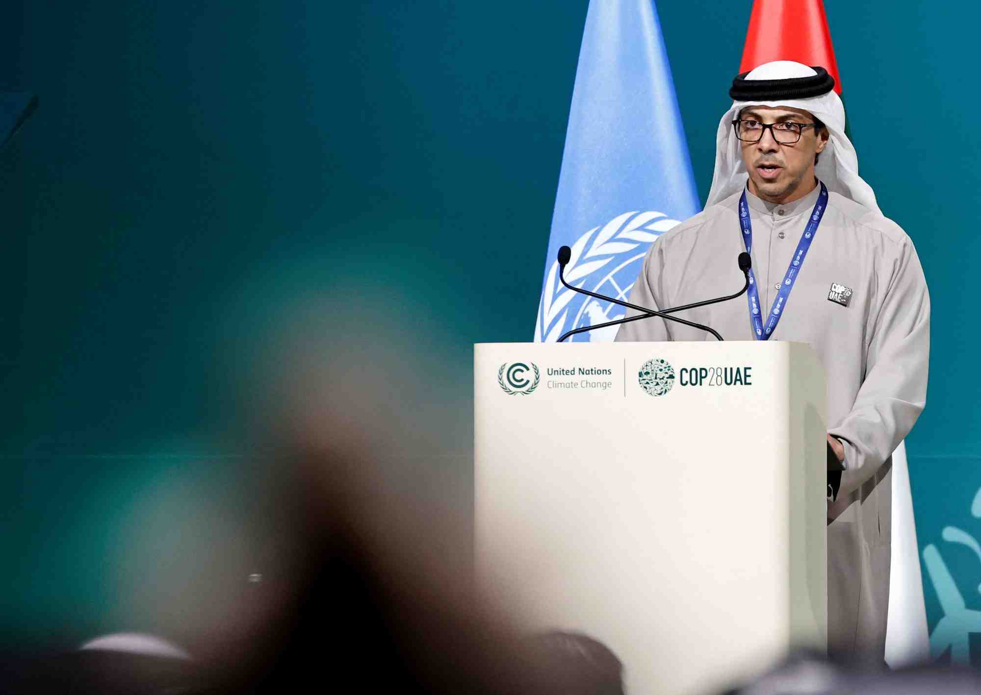 A la tribune des chefs d'Etat lors de la COP28 ce vendredi, le président des Emirats arabes unis a annoncé la création d'un fonds géant de 30 milliards de dollars dédié aux « solutions pour le climat ».