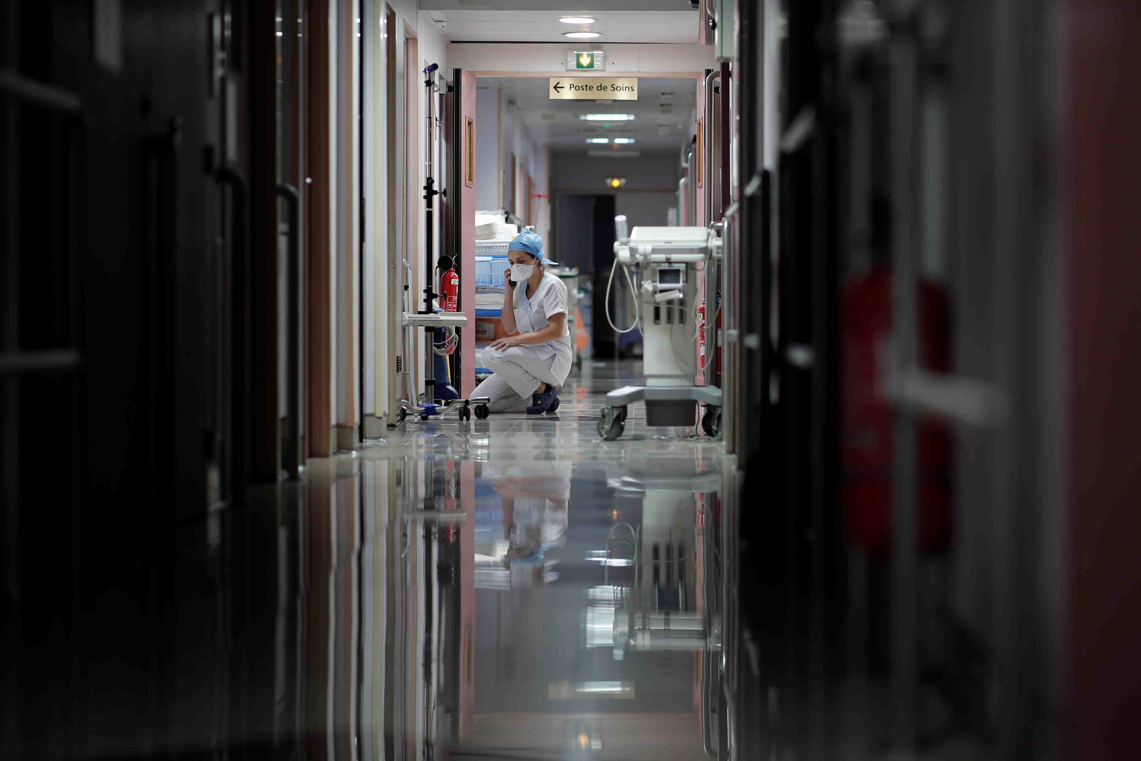 Coronavirus: record de patients hospitalises en france