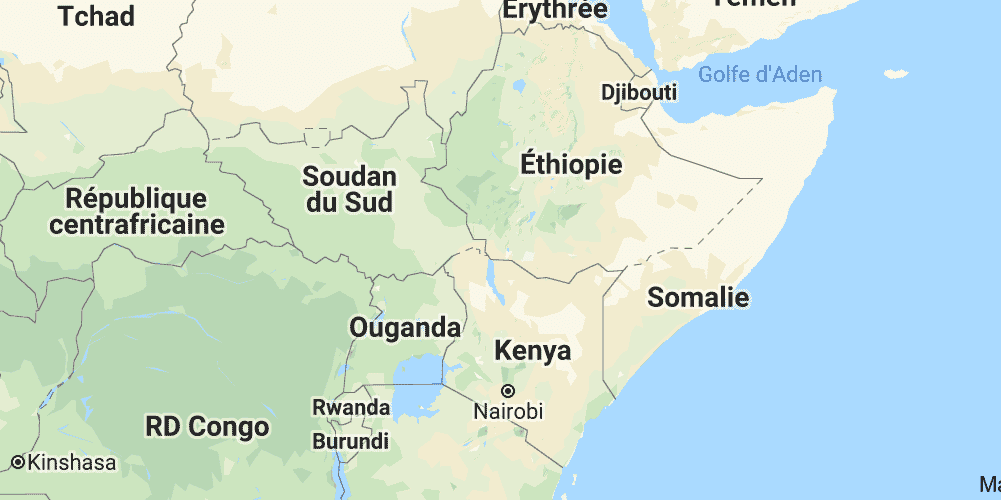Corne de l'afrique carte