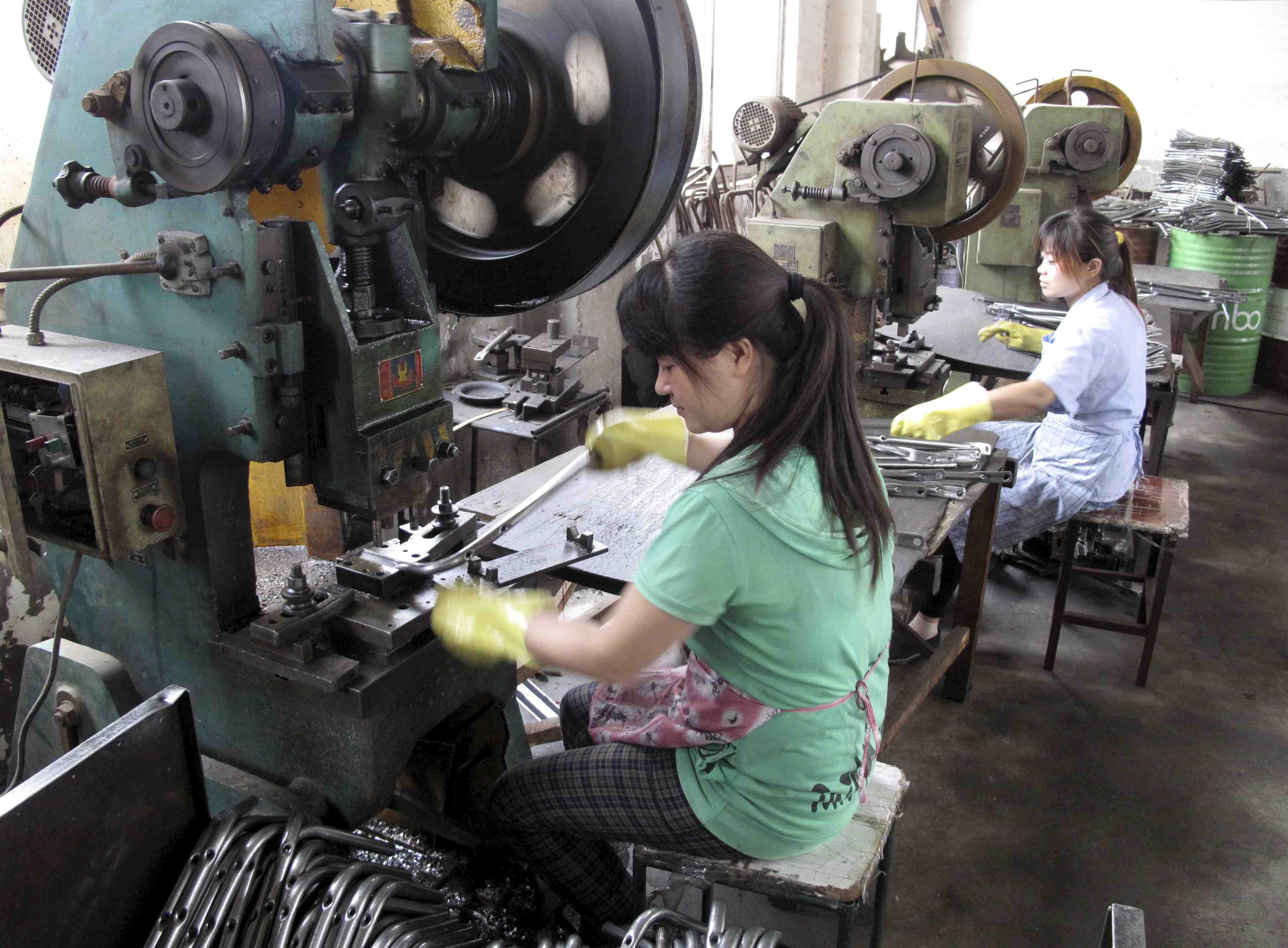La baisse des commandes pese sur le secteur manufacturier chinois