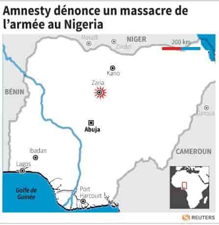 Amnesty denonce un massacre de l'armee au nigeria