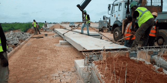 pont benin chantier