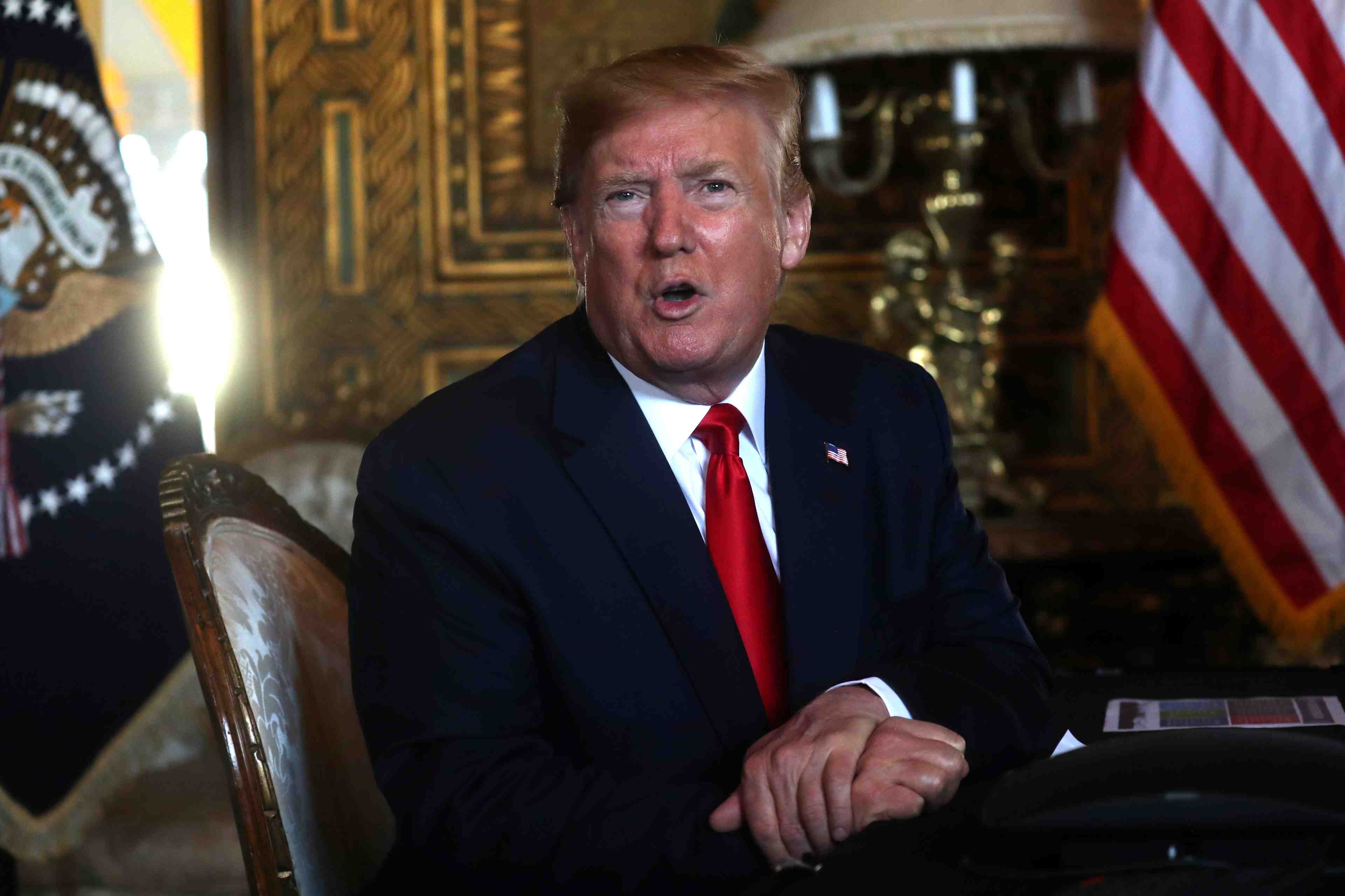 Donald trump dit attendre sereinement le "cadeau de noel" de kim jong-un