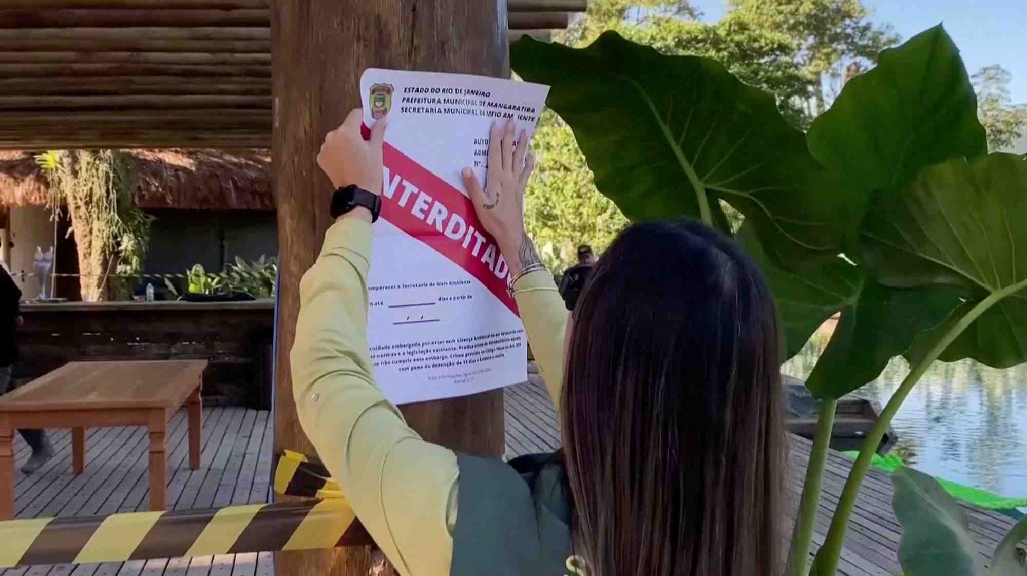 La construction d'une propriete de neymar interrompue pour infractions environnementales