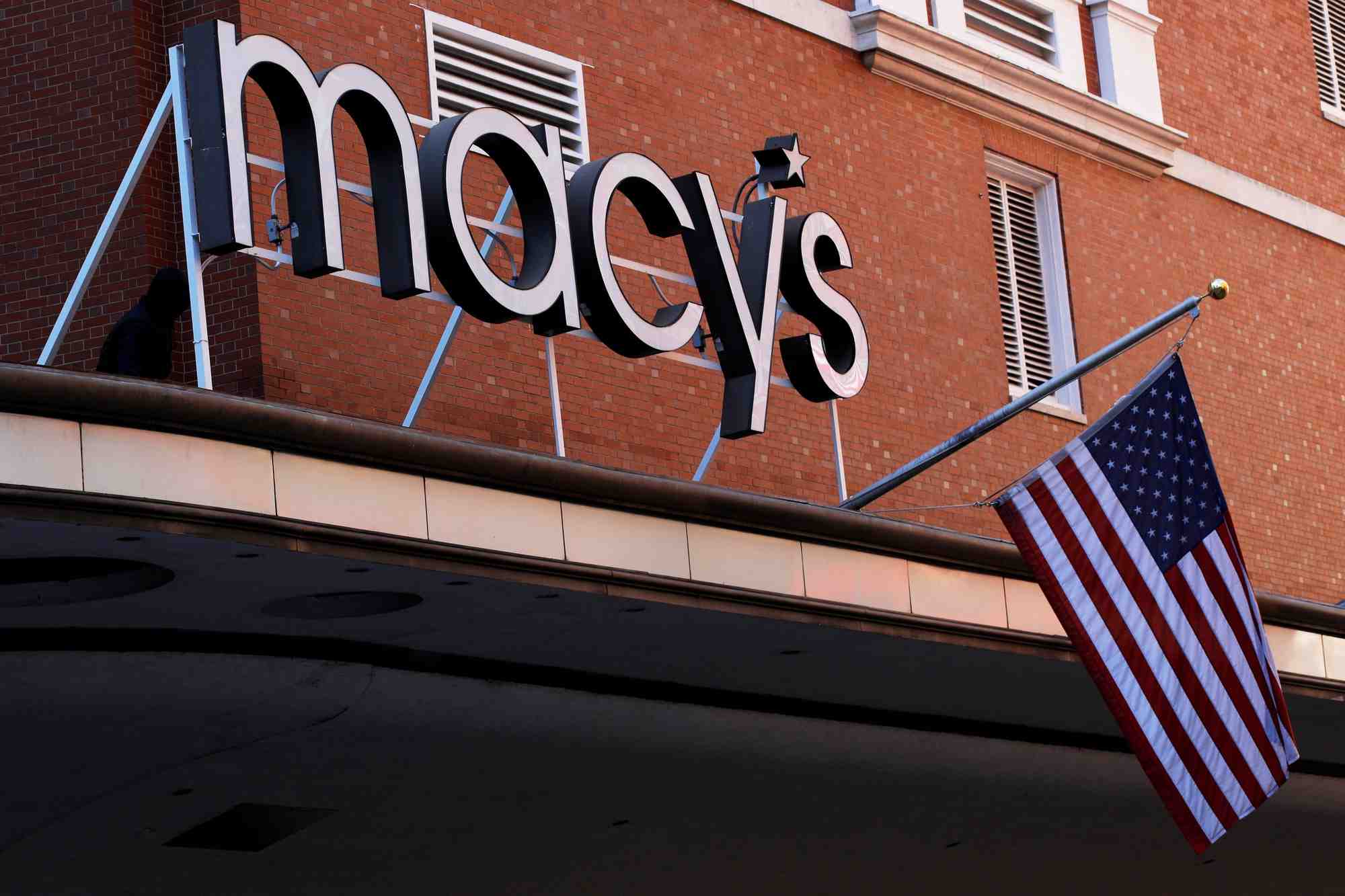 Photo d'archives du logo de macy's