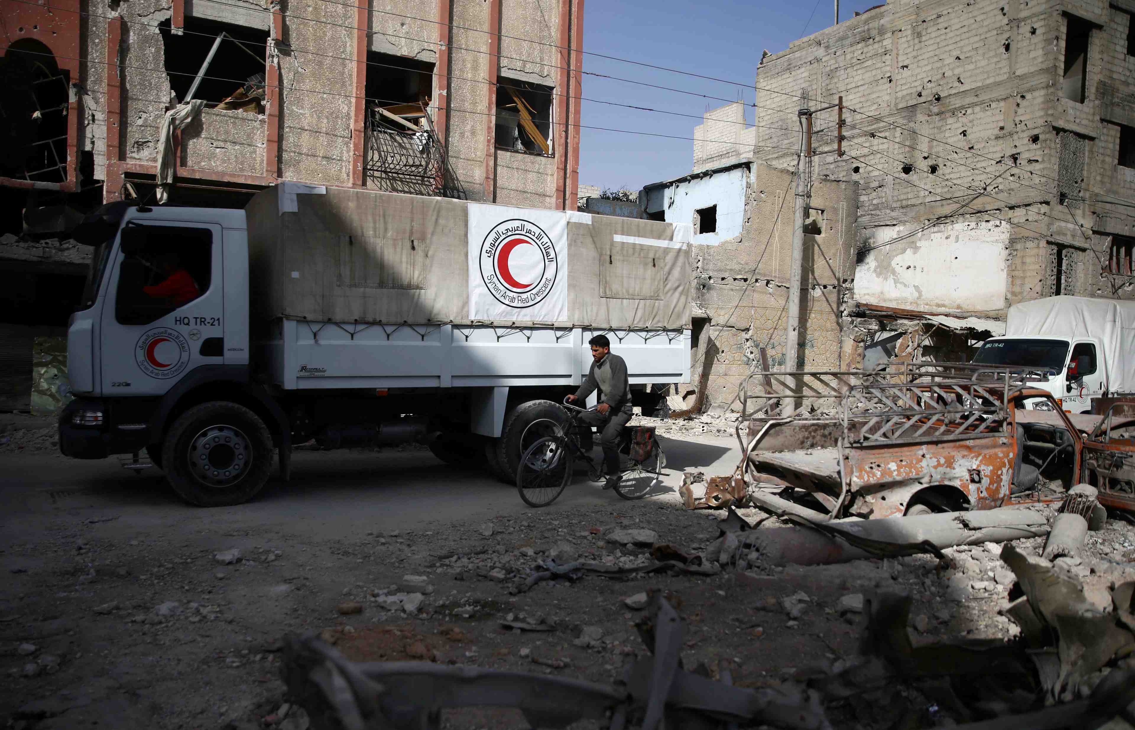 La ghouta orientale coupee en deux