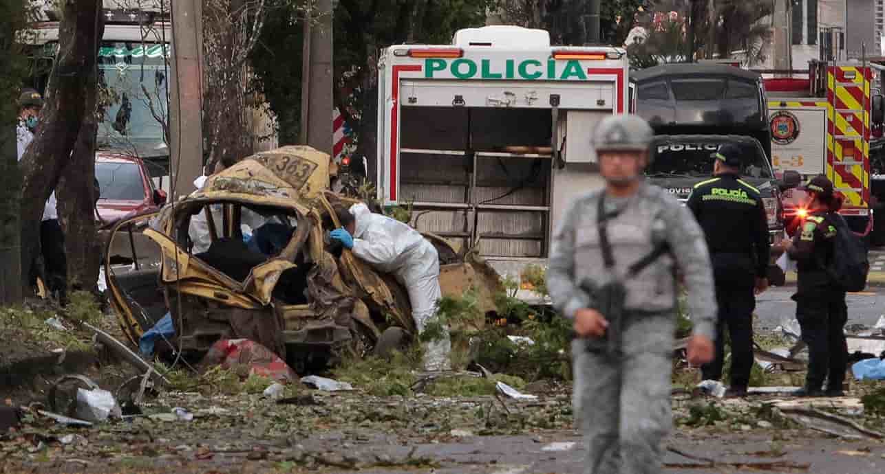 Jeudi 21 août, un camion piégé a explosé aux abords d'une école militaire à Cali, la troisième ville du pays.