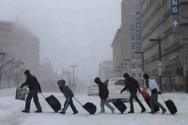 Le froid polaire sévit toujours sur le nord-est des Etats-Unis
