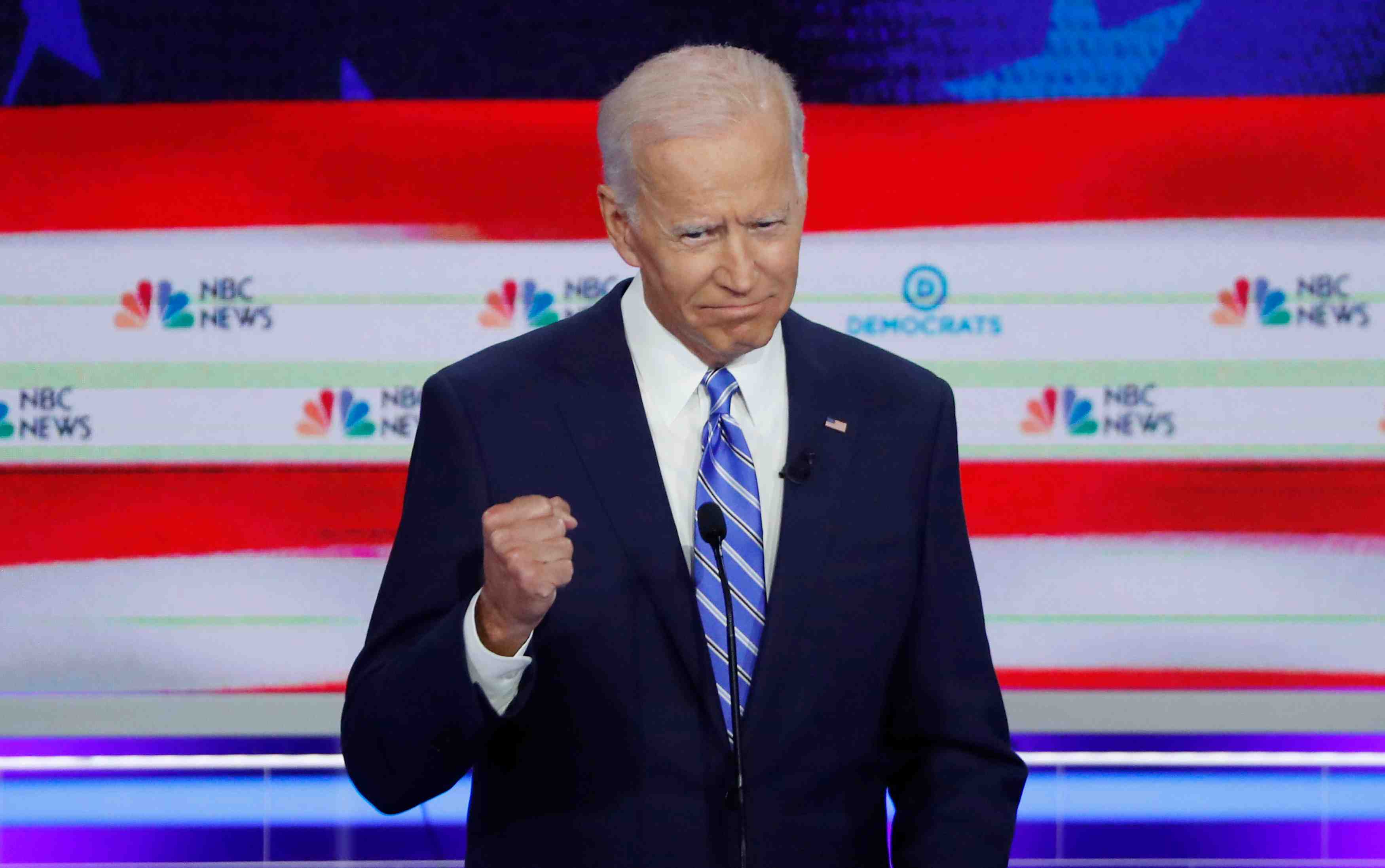 Biden bouscule lors du deuxieme debat democrate