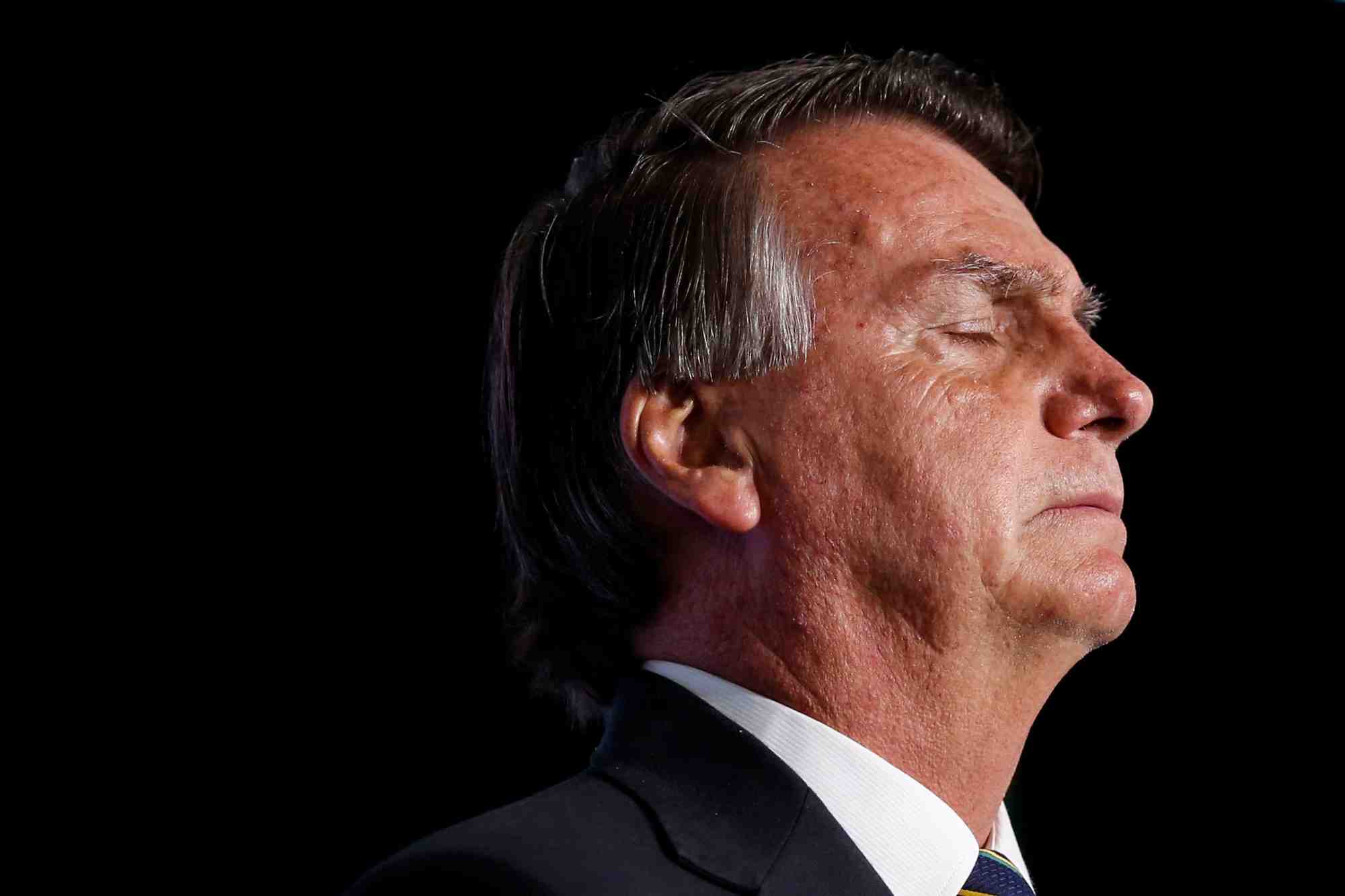 L'ancien president bresilien jair bolsonaro