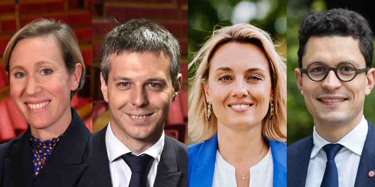 Laure Miller, Loïc Kervran, Delphine Lingemann et Antoine Vermorel-Marques.