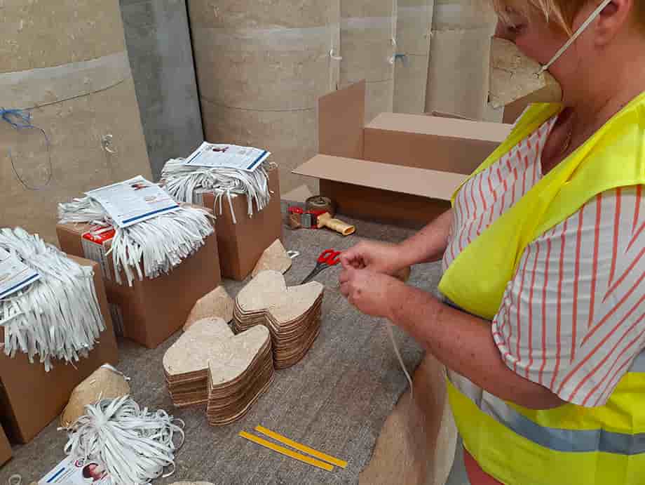 1,7 millions de masques biocompostables ont été vendues.