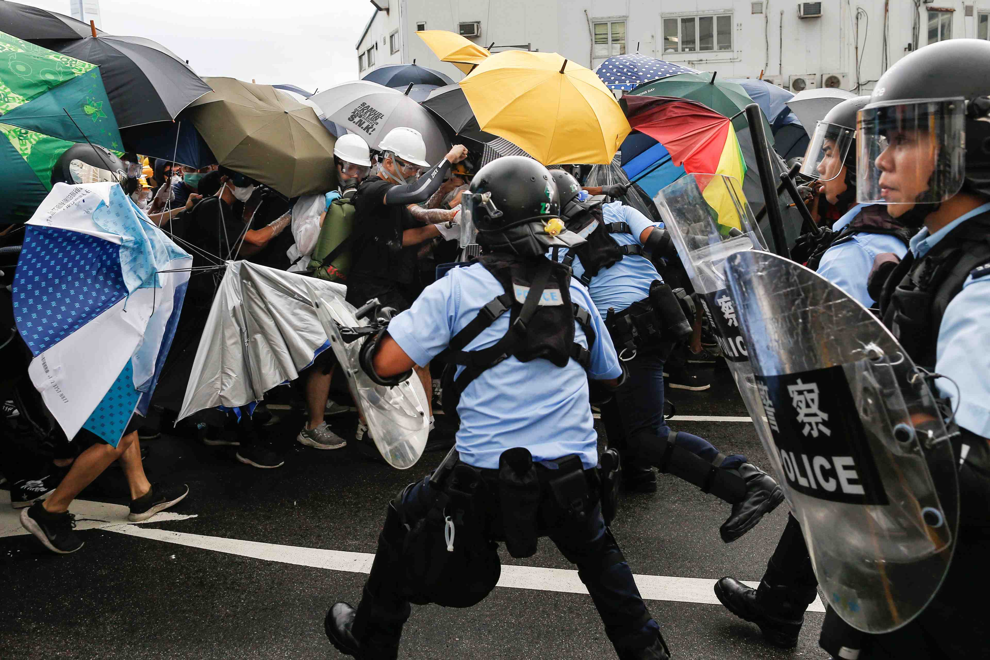 Tensions a hong kong en amont d'une manifestation pro-democratie