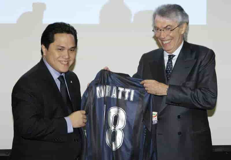 Football: Thohir remplace Moratti à la tête de l'Inter Milan