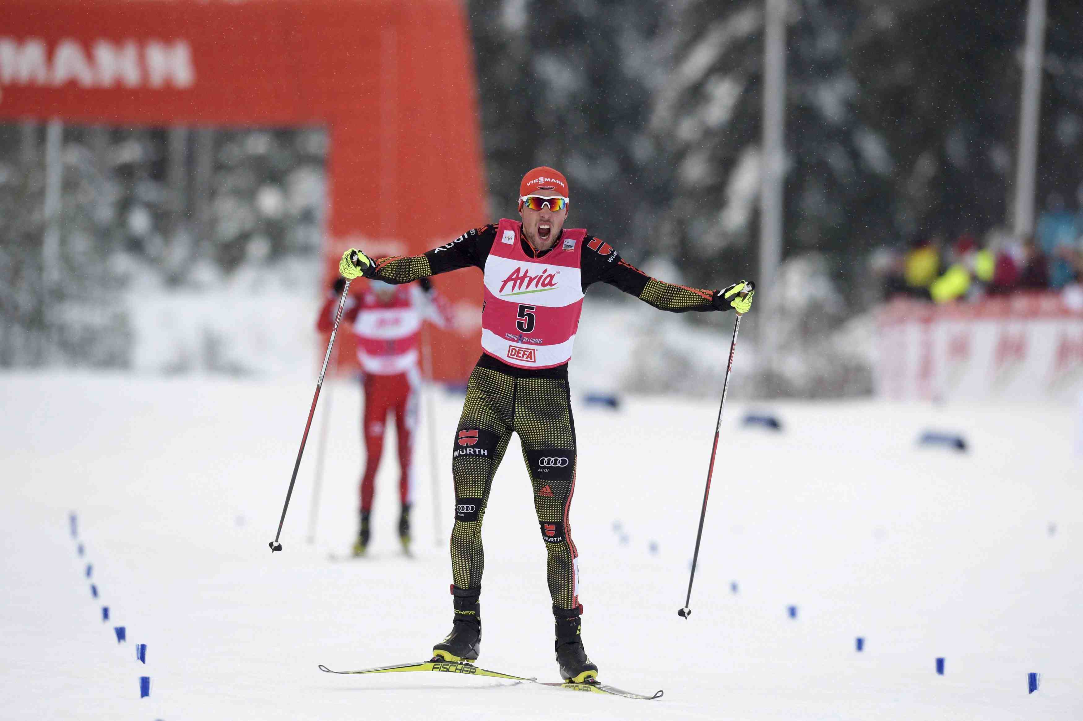 Johannes rydzek remporte le combine de kuopio