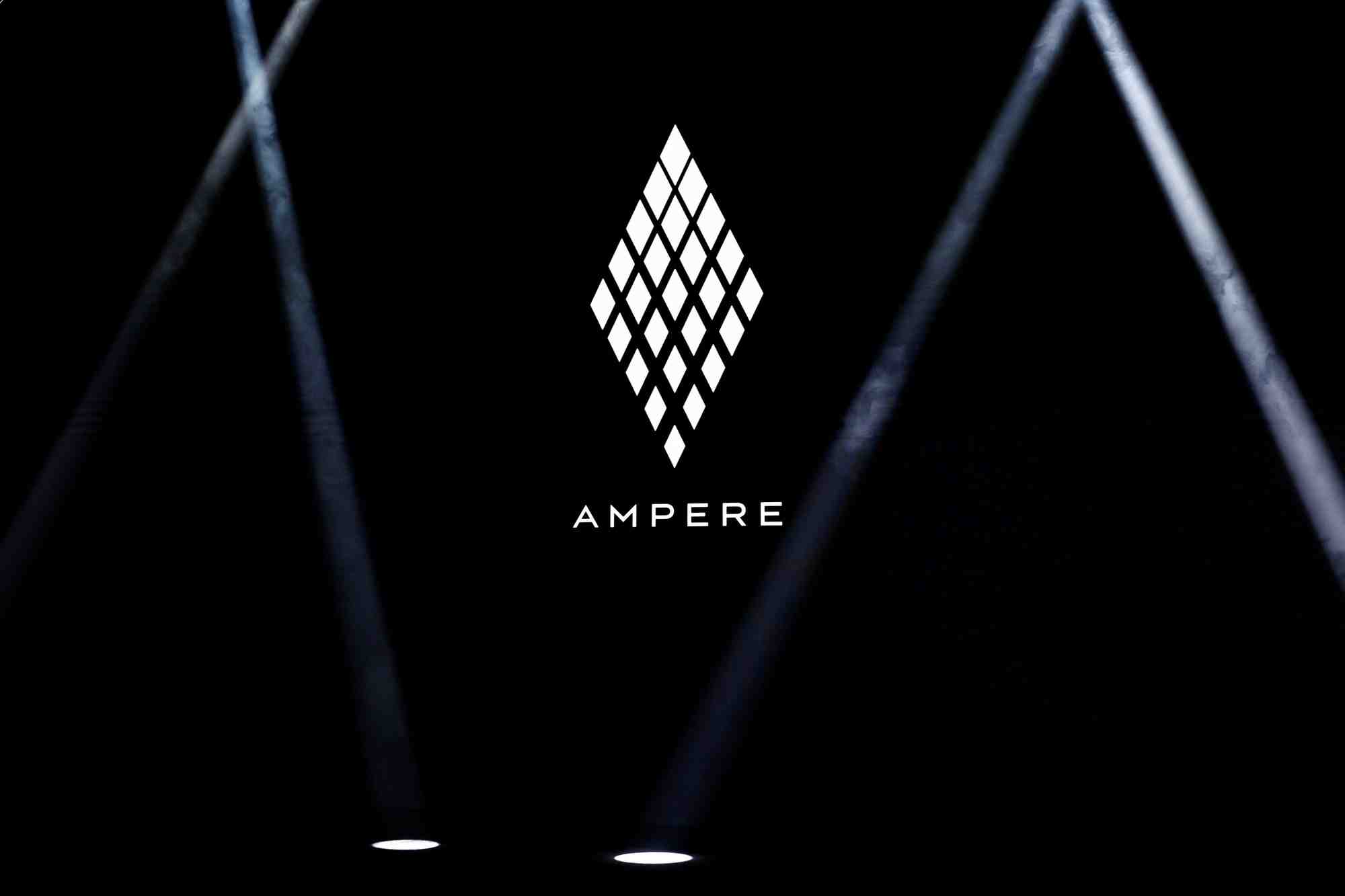 Un logo d'ampere