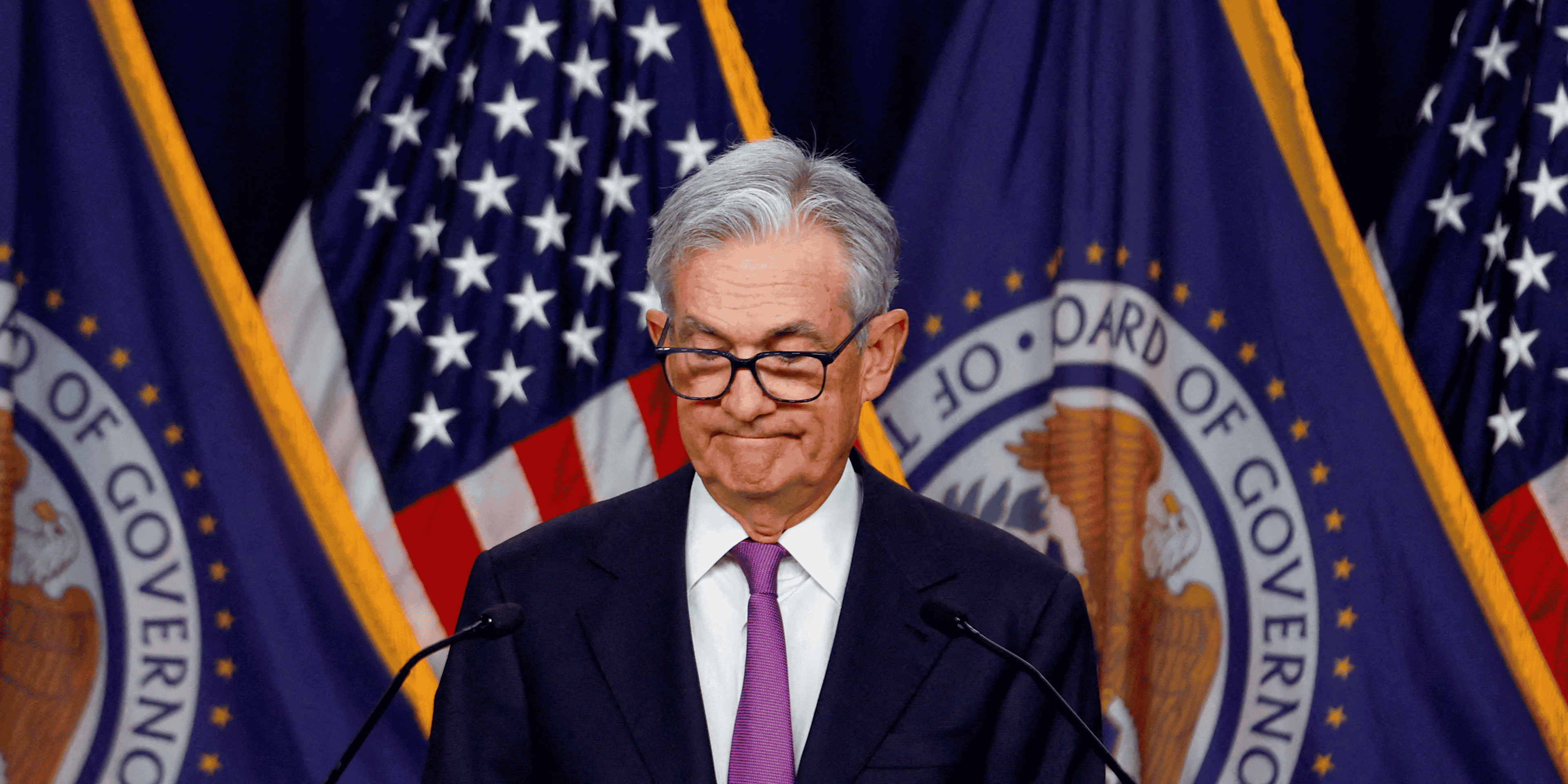 Photo du president de la reserve federale (fed) jerome powell