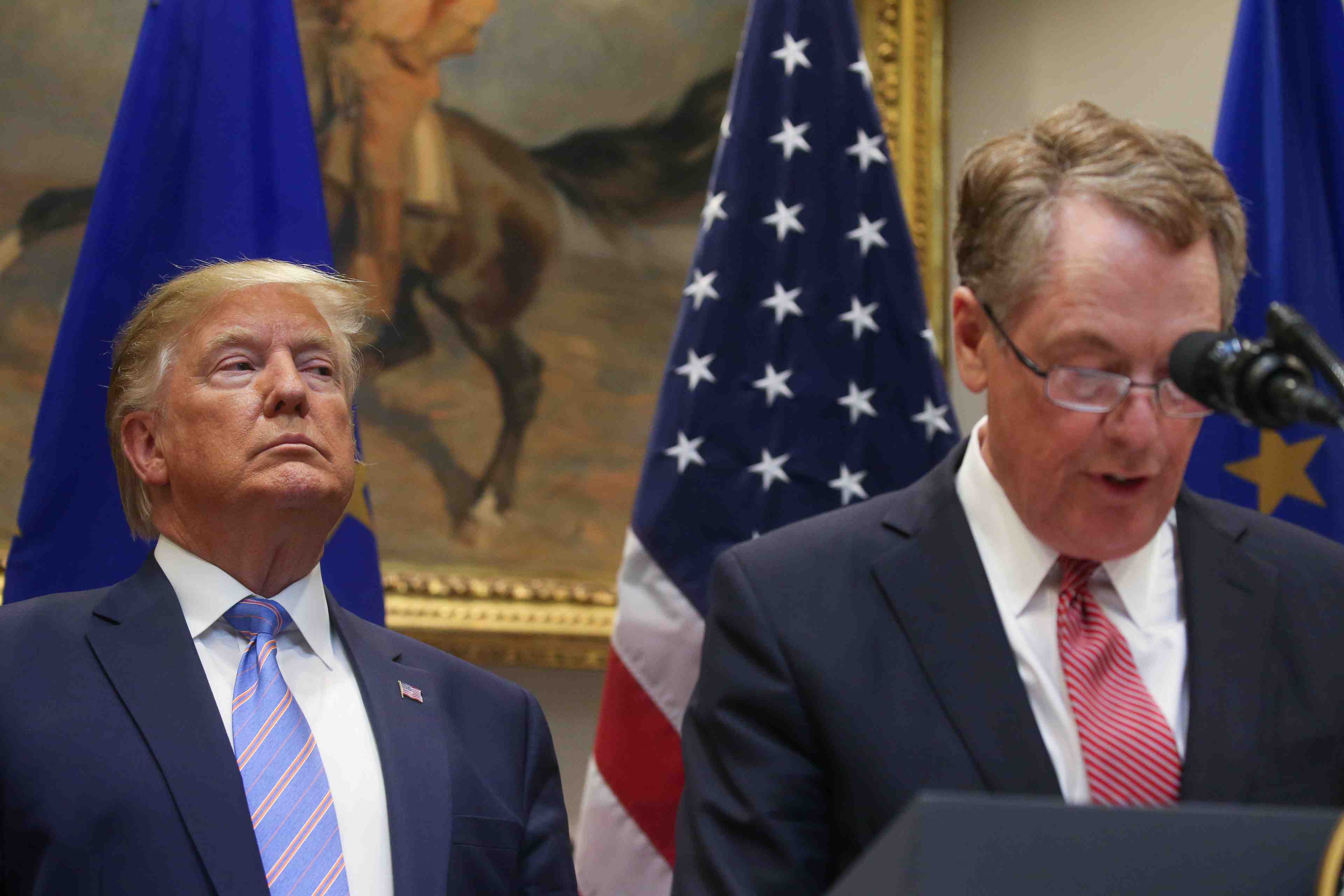 Droits de douane: trump a demande que pekin soit prevenu dans la nuit