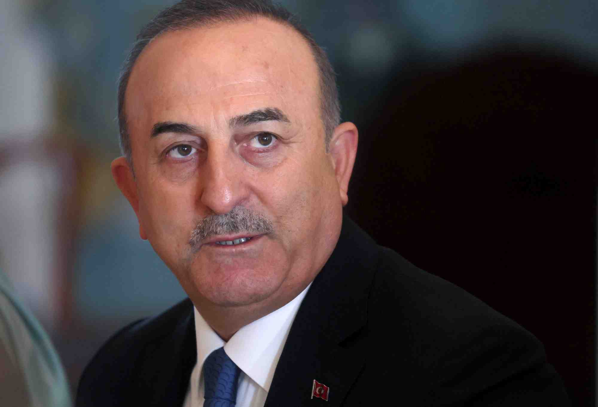 Le ministre turc des affaires etrangeres mevlut cavusoglu a washington, etats-unis