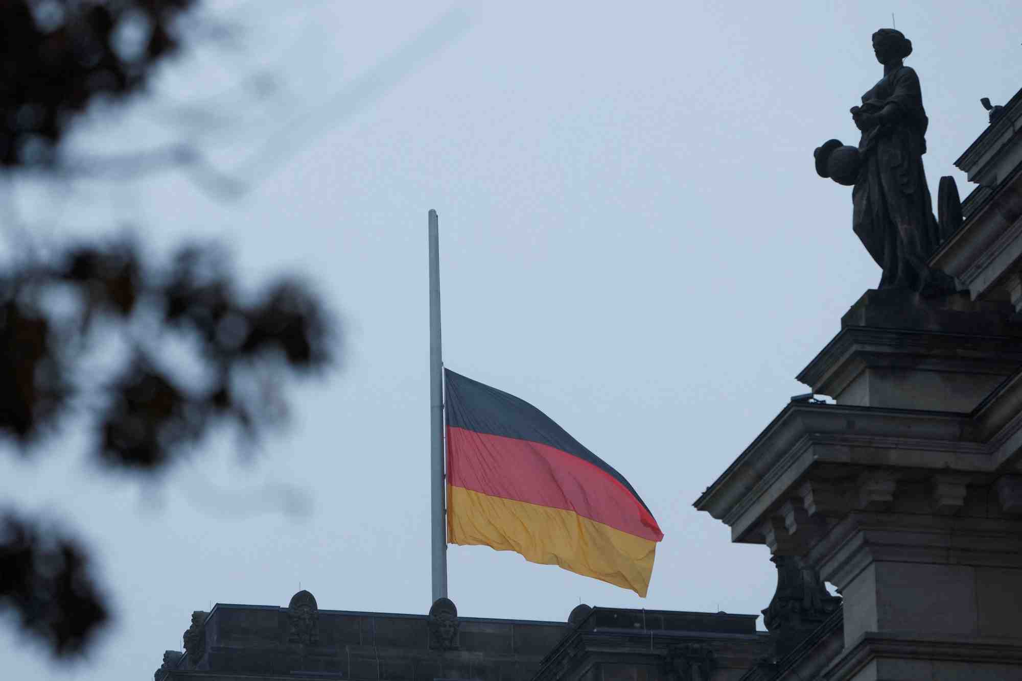 Photo du drapeau allemand